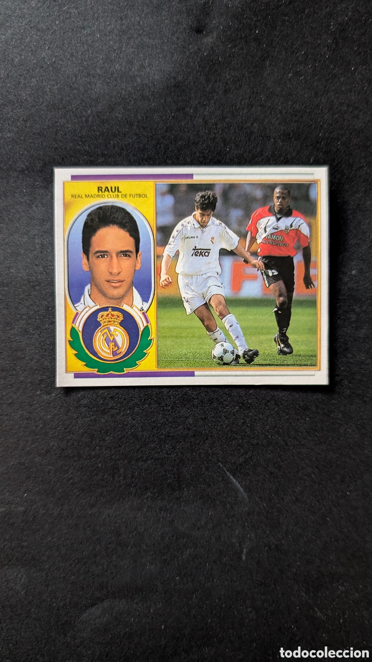 Cartes &agrave; collectionner de Football: RAUL REAL MADRID LIGA ESTE 1996/97 96 97 RECORTADO