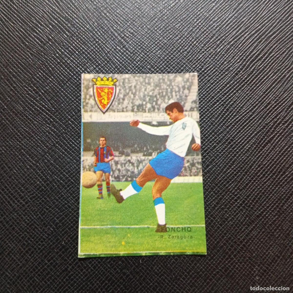 Cartes &agrave; collectionner de Football: FONCHO ZARAGOZA FHER 1967 1968 CROMO FUTBOL 67 68 LIGA - SIN PEGAR - A99 PG39