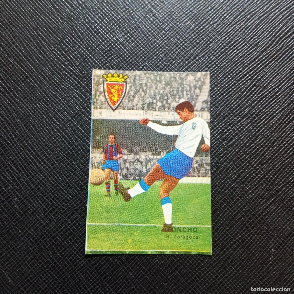Cromos de f&uacute;tbol: FONCHO ZARAGOZA FHER 1967 1968 CROMO FUTBOL 67 68 LIGA - SIN PEGAR - A99 PG39 B