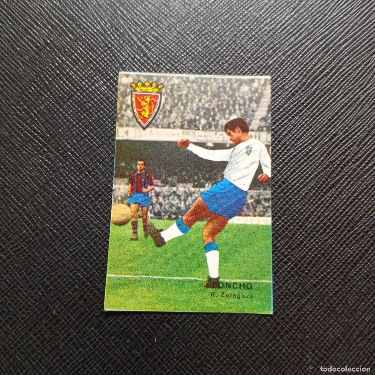 Cromos de f&uacute;tbol: FONCHO ZARAGOZA FHER 1967 1968 CROMO FUTBOL 67 68 LIGA - SIN PEGAR - A99 PG40