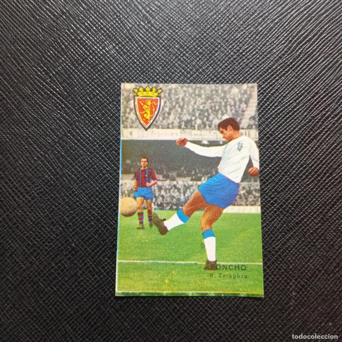 Cromos de f&uacute;tbol: FONCHO ZARAGOZA FHER 1967 1968 CROMO FUTBOL 67 68 LIGA - SIN PEGAR - A99 PG41