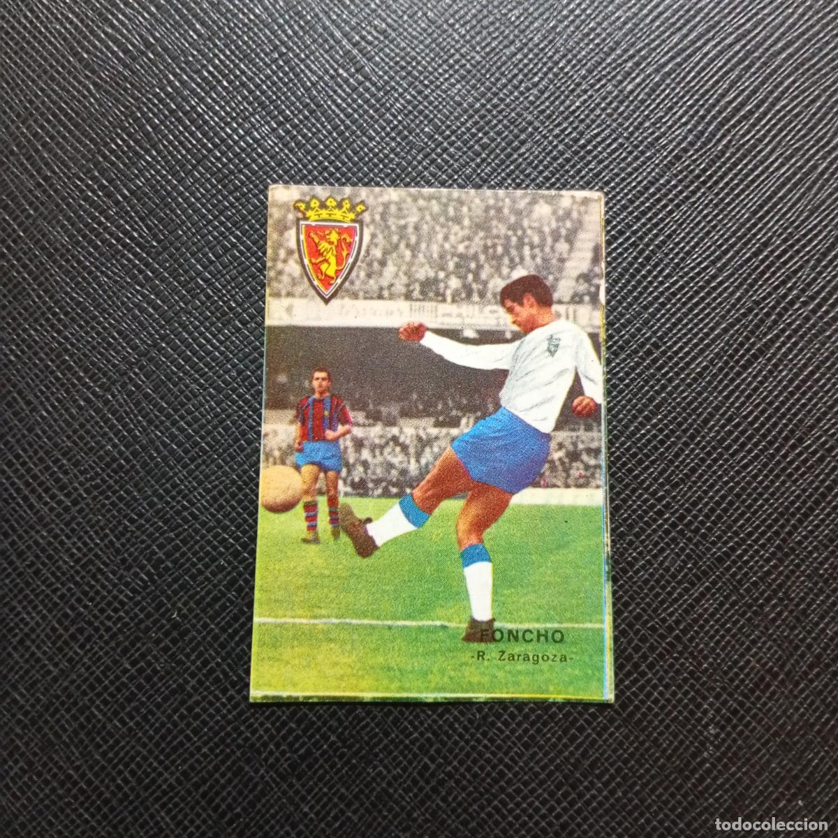 Cromos de f&uacute;tbol: FONCHO ZARAGOZA FHER 1967 1968 CROMO FUTBOL 67 68 LIGA - SIN PEGAR - A99 PG43 B