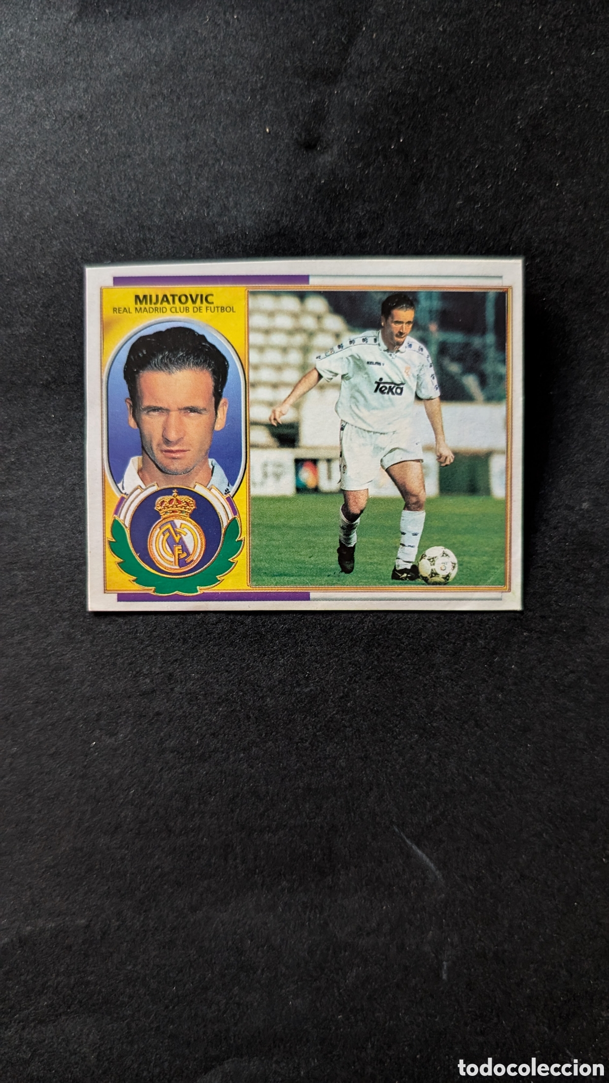 Cromos de f&uacute;tbol: MIJATOVIC REAL MADRID VERSION LIGA ESTE 1996/97 96 97 RECORTADO