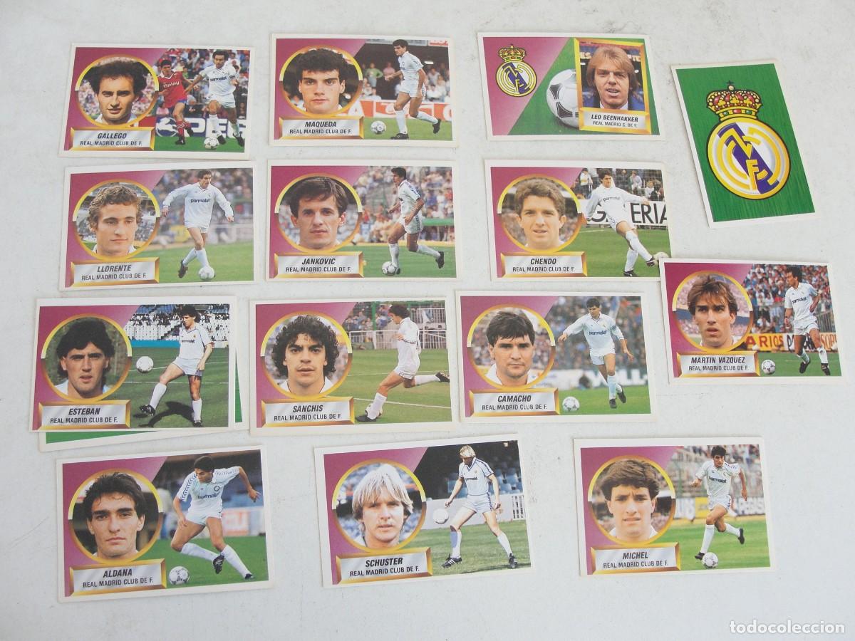 Cromos de f&uacute;tbol: LIGA ESTE 88 89 - REAL MADRID - N&ordm; 5 - CAMACHO - SIN PEGAR - EXCELENTE CONSERVACION