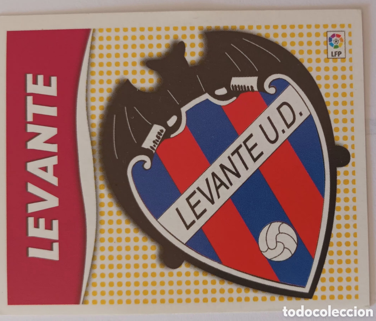 Cromos de f&uacute;tbol: CROMO ESCUDO LEVANTE UD