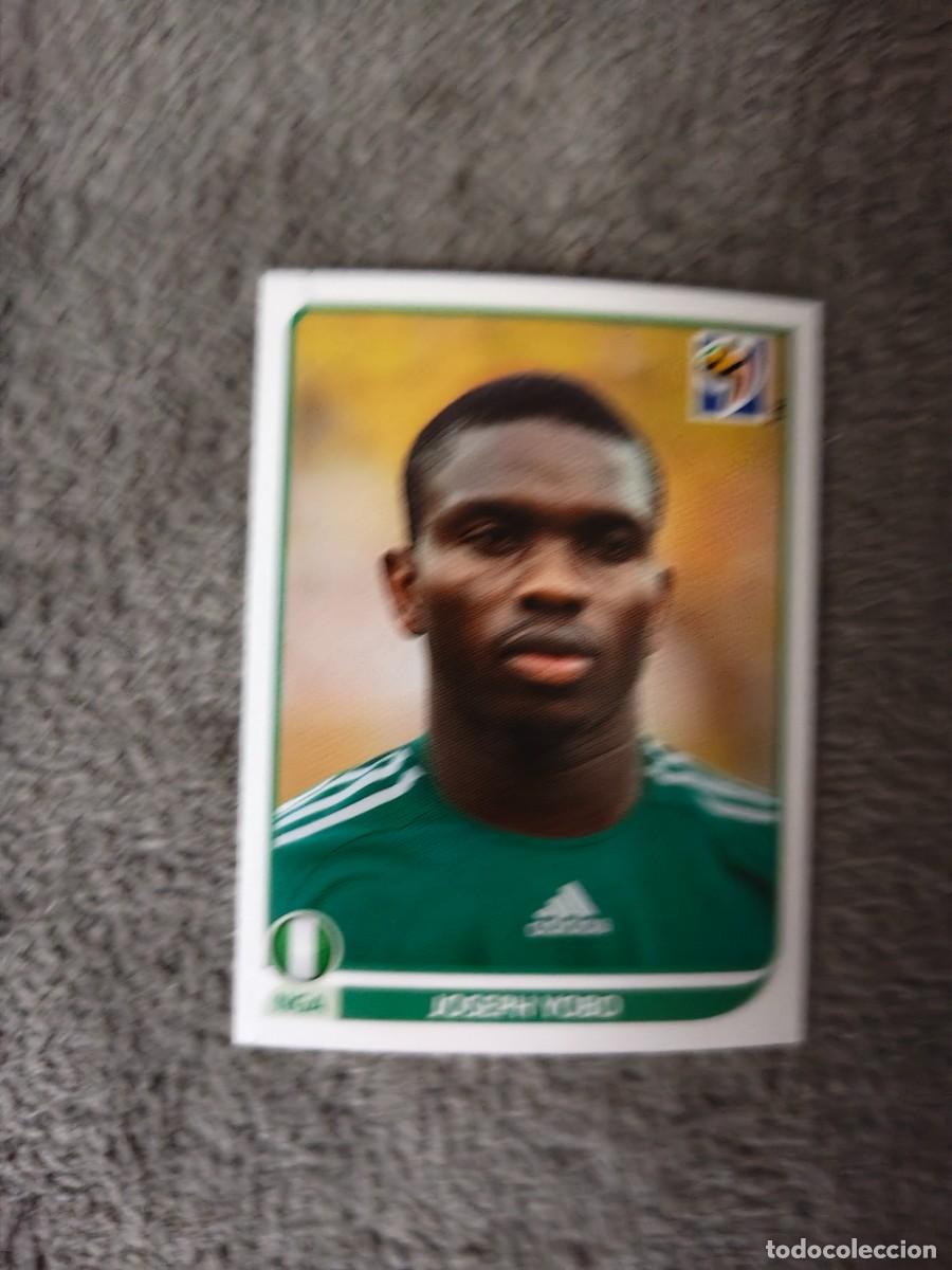 Cromos de f&uacute;tbol: 128 PANINI MUNDIAL 2010 WORLD CUP JOSEPH YOBO NIGERIA CROMO 10 SUD&Aacute;FRICA NUEVO AAN