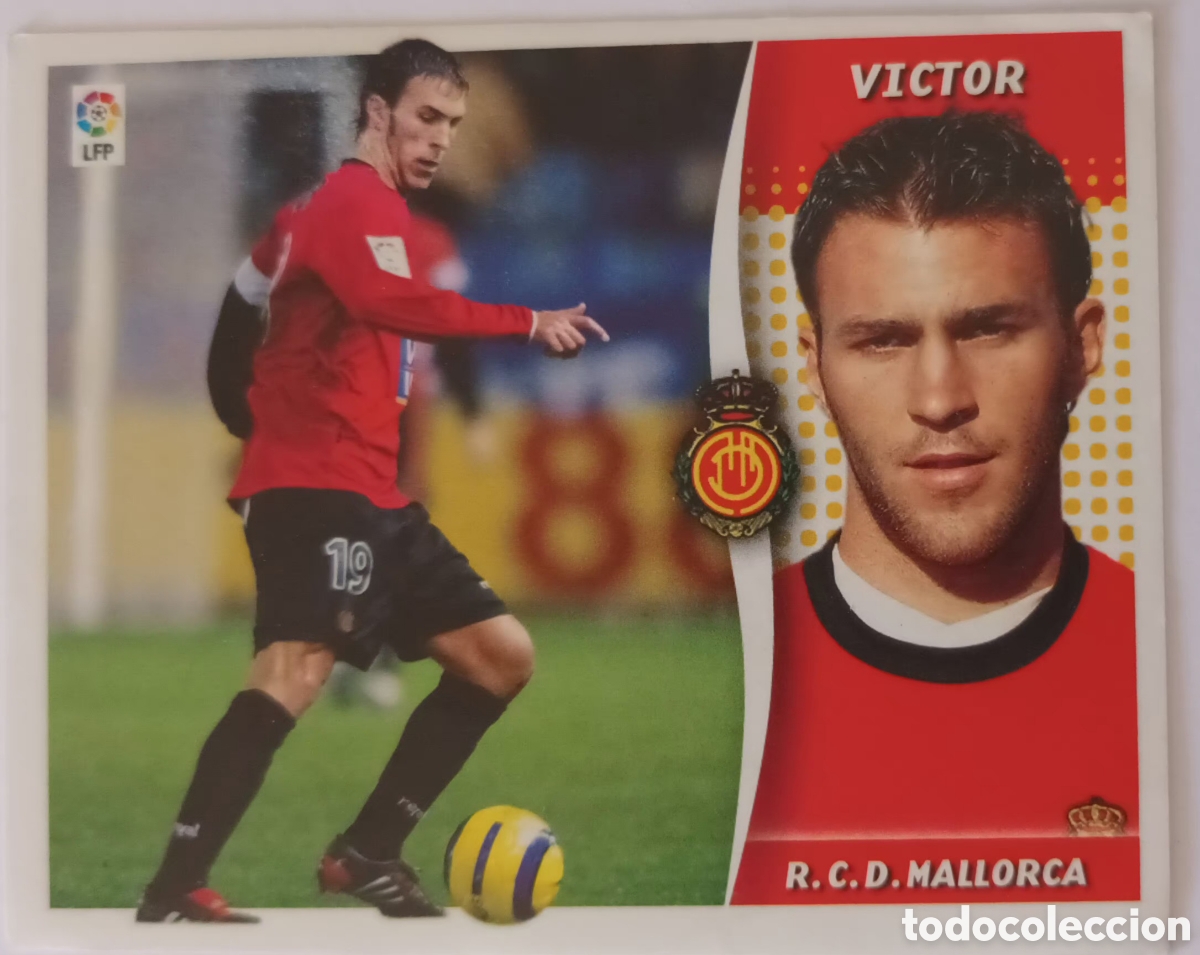 Cromos de f&uacute;tbol: CROMO DE VICTOR. RCD MALLORCA