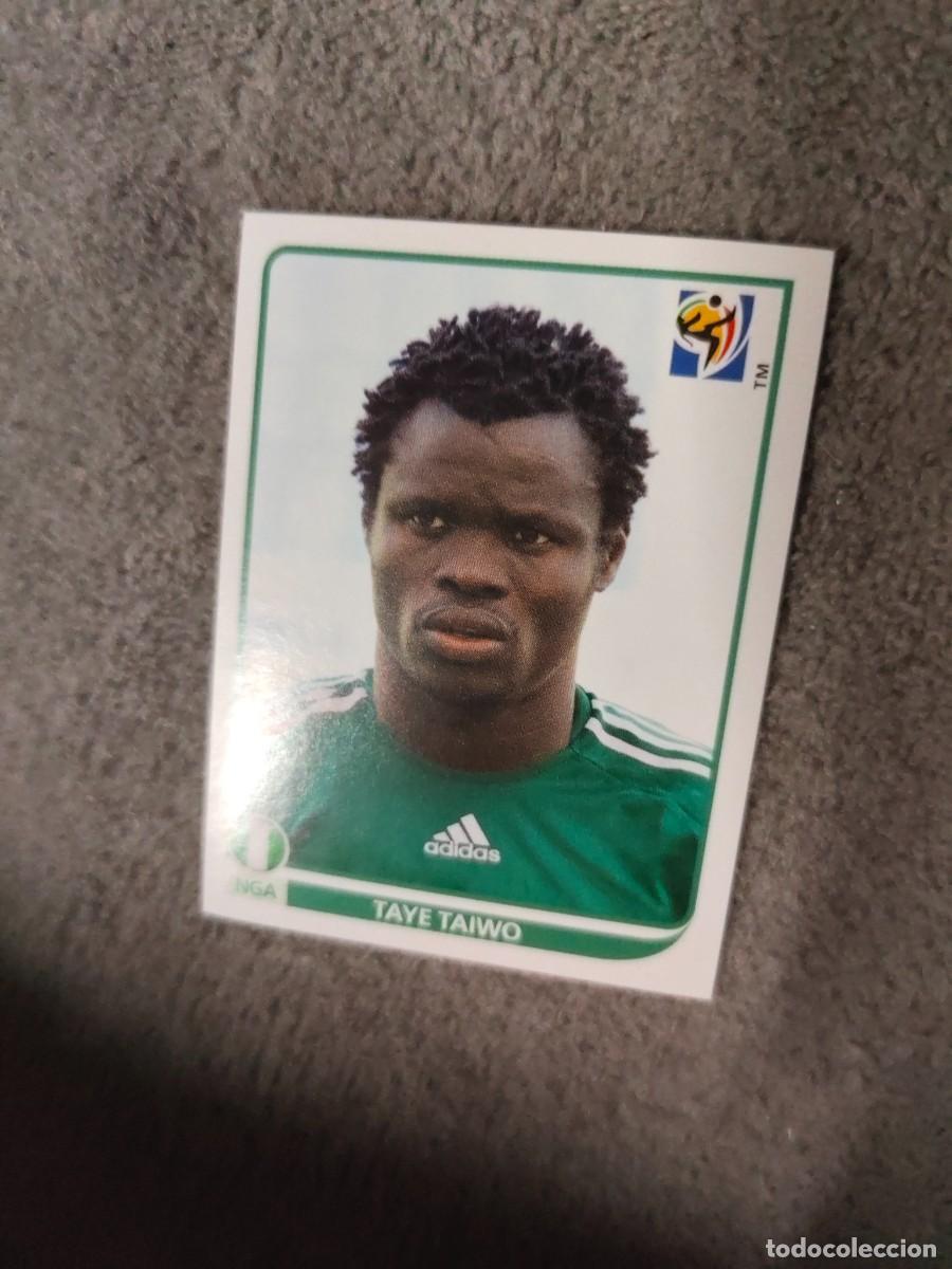 Cromos de f&uacute;tbol: 129 PANINI MUNDIAL 2010 WORLD CUP TAYE TAIWO NIGERIA CROMO 10 SUD&Aacute;FRICA NUEVO AAN