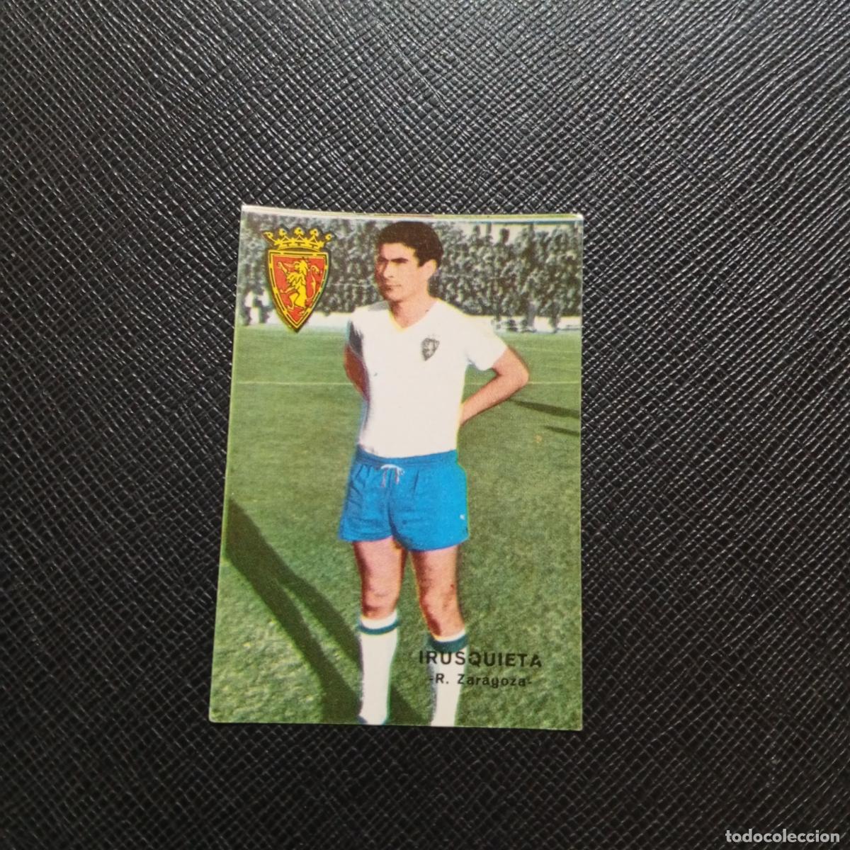 Cromos de f&uacute;tbol: IRUSQUIETA ZARAGOZA FHER 1967 1968 CROMO FUTBOL 67 68 LIGA - SIN PEGAR - A99 PG45