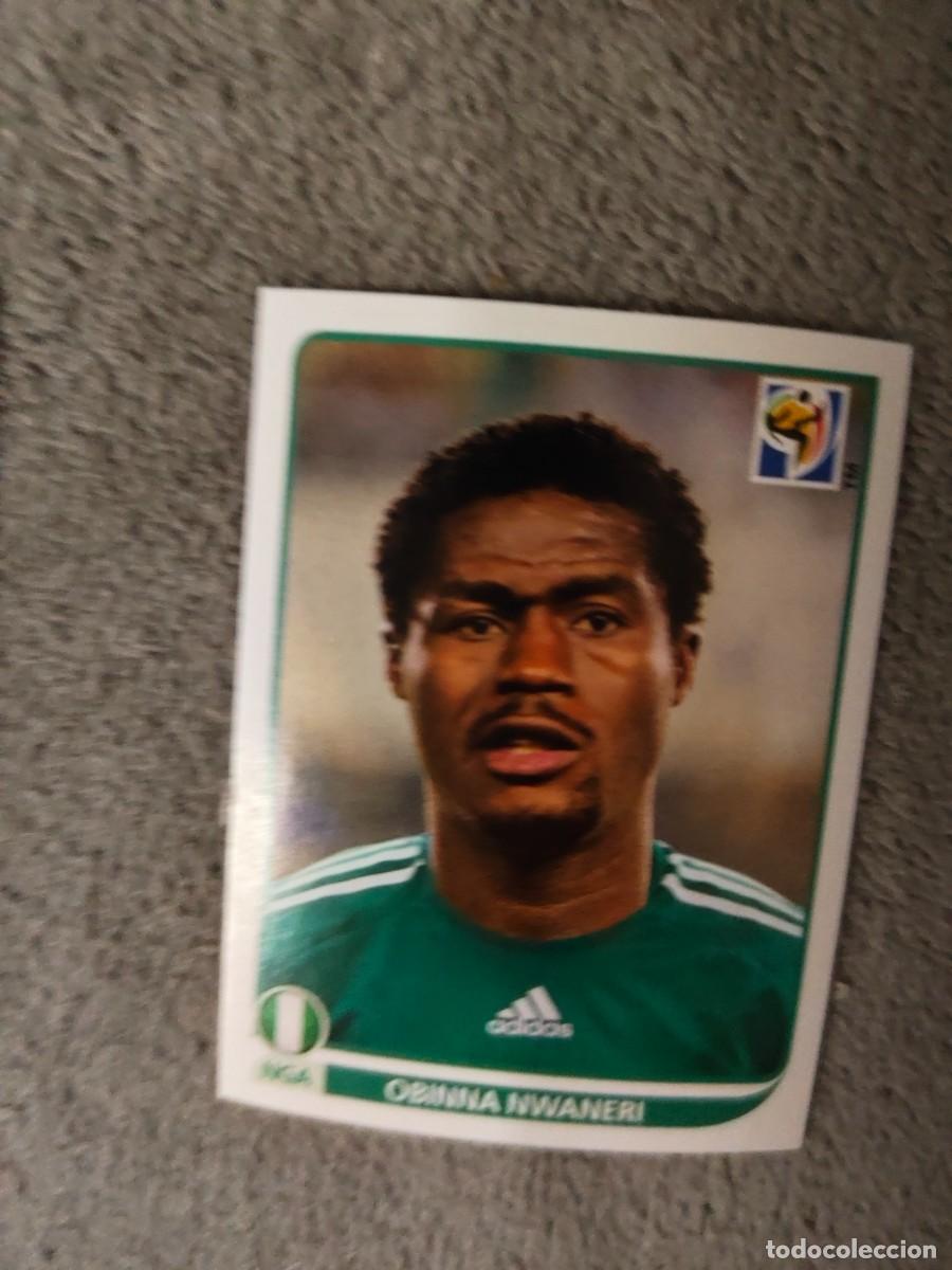 Cromos de f&uacute;tbol: 130 PANINI MUNDIAL 2010 WORLD CUP OBINNA NWANERI NIGERIA CROMO 10 SUD&Aacute;FRICA NUEVO AAN