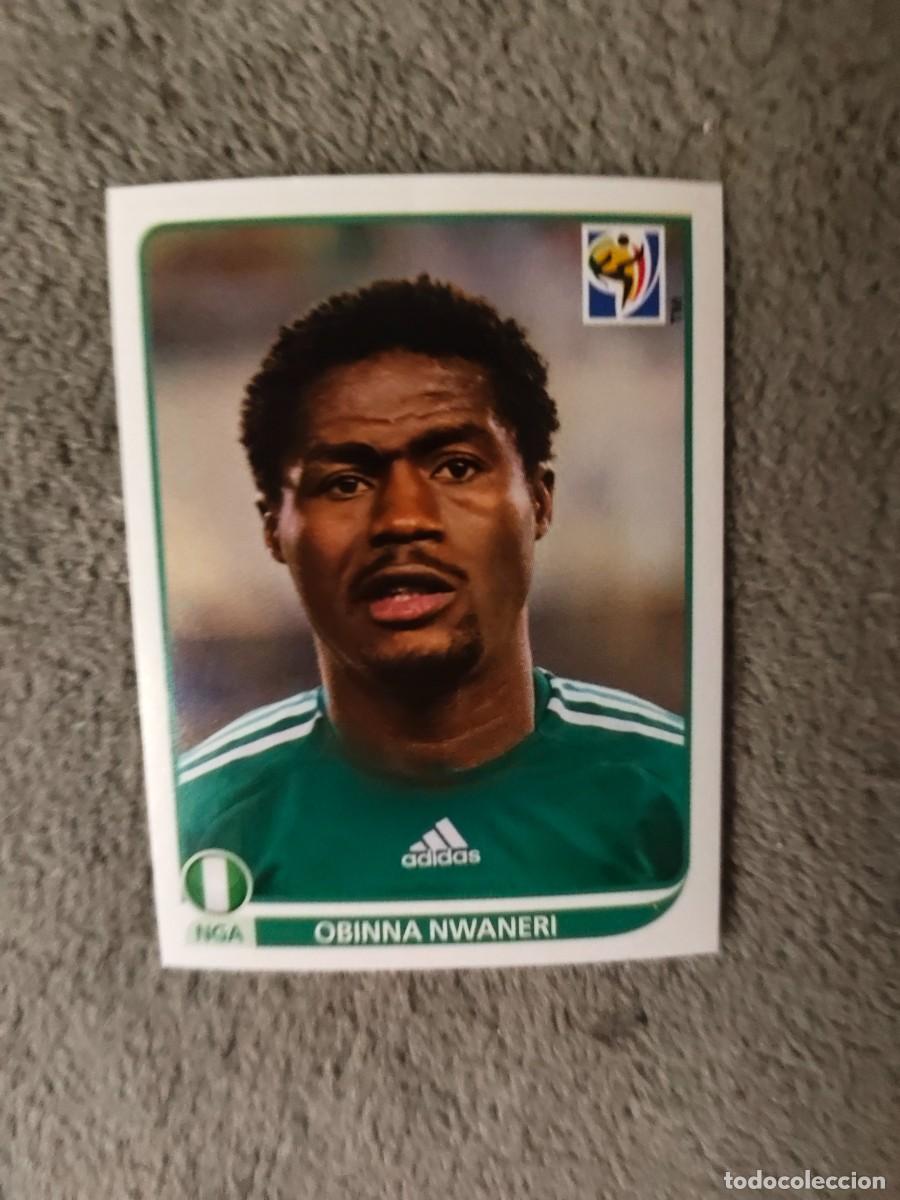 Cromos de f&uacute;tbol: 130 PANINI MUNDIAL 2010 WORLD CUP OBINNA NWANERI NIGERIA CROMO 10 SUD&Aacute;FRICA NUEVO AAN