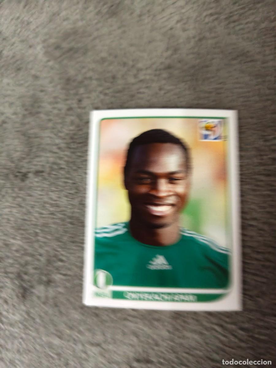 Cartes &agrave; collectionner de Football: 132 PANINI MUNDIAL 2010 WORLD CUP ONYEKACHI APAM NIGERIA CROMO 10 SUD&Aacute;FRICA NUEVO AAN