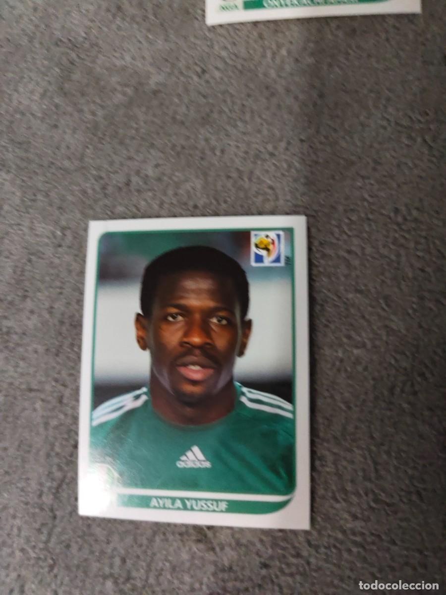 Cartes &agrave; collectionner de Football: 134 PANINI MUNDIAL 2010 WORLD CUP AYILA YUSSUF NIGERIA CROMO 10 SUD&Aacute;FRICA NUEVO AAN