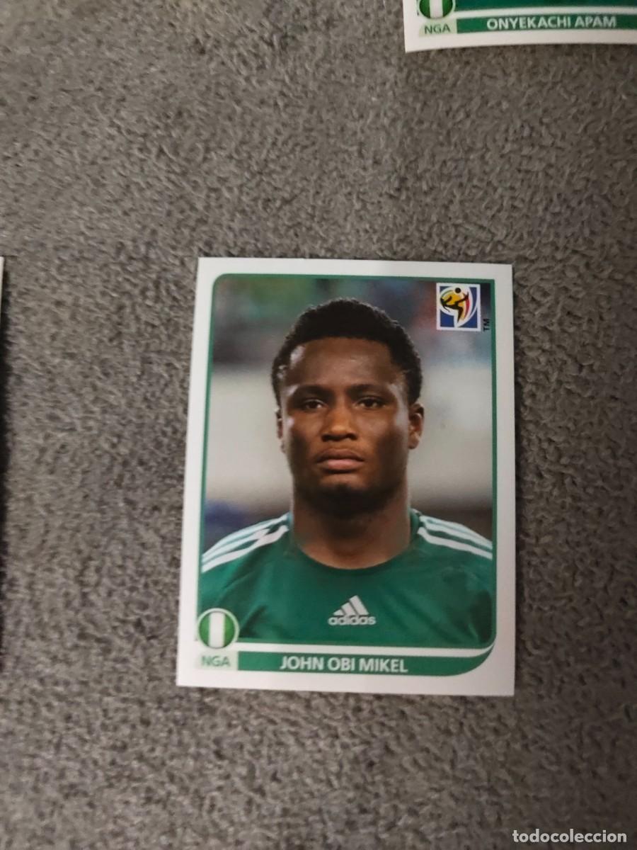 Fu&szlig;ball-Sticker: 135 PANINI MUNDIAL 2010 WORLD CUP JOHN OBI MIKEL NIGERIA CROMO 10 SUD&Aacute;FRICA NUEVO AAN