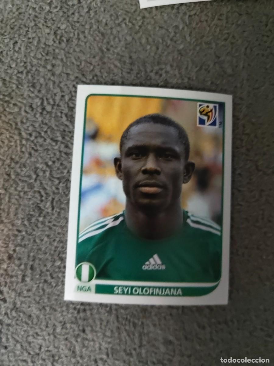 Fu&szlig;ball-Sticker: 136 PANINI MUNDIAL 2010 WORLD CUP SEYI OLOFINJANA NIGERIA CROMO 10 SUD&Aacute;FRICA NUEVO AAN