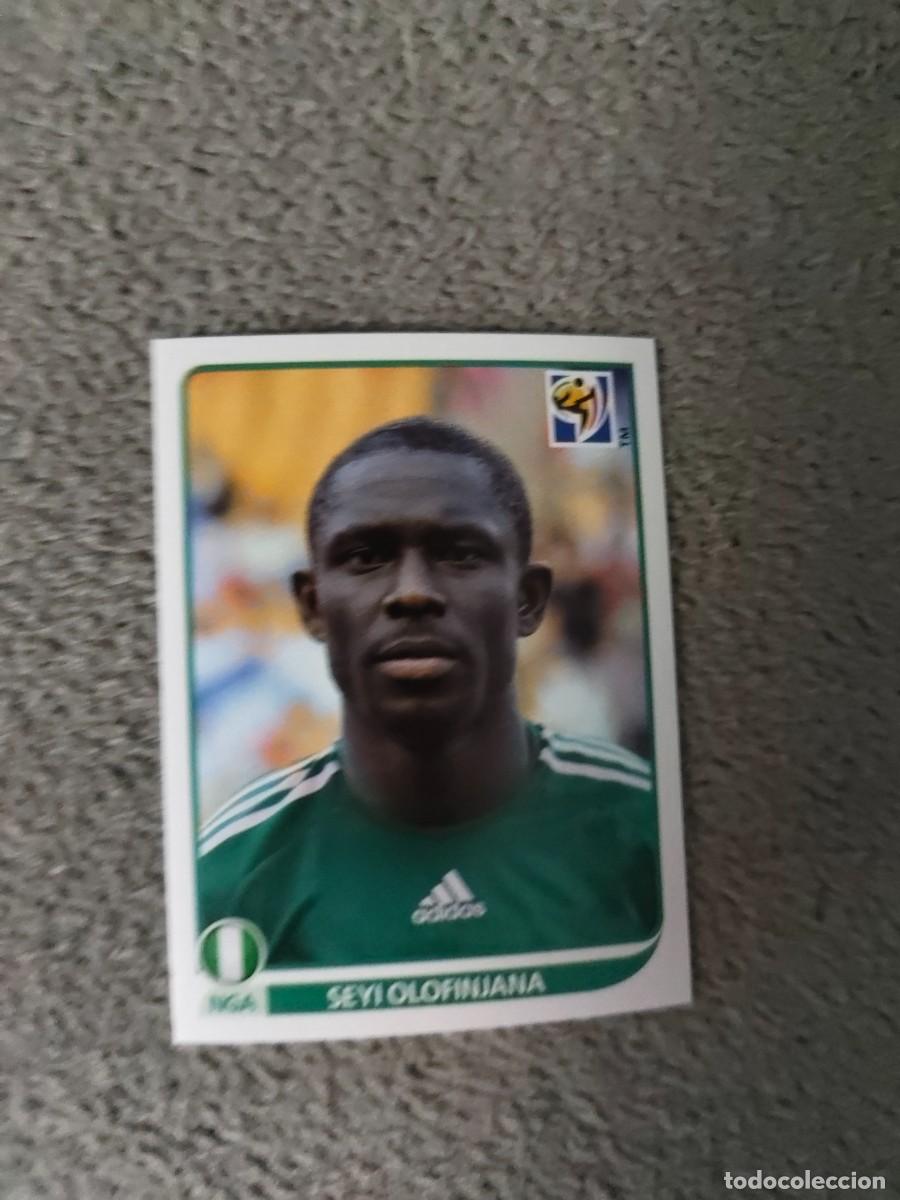 Fu&szlig;ball-Sticker: 136 PANINI MUNDIAL 2010 WORLD CUP SEYI OLOFINJANA NIGERIA CROMO 10 SUD&Aacute;FRICA NUEVO AAN