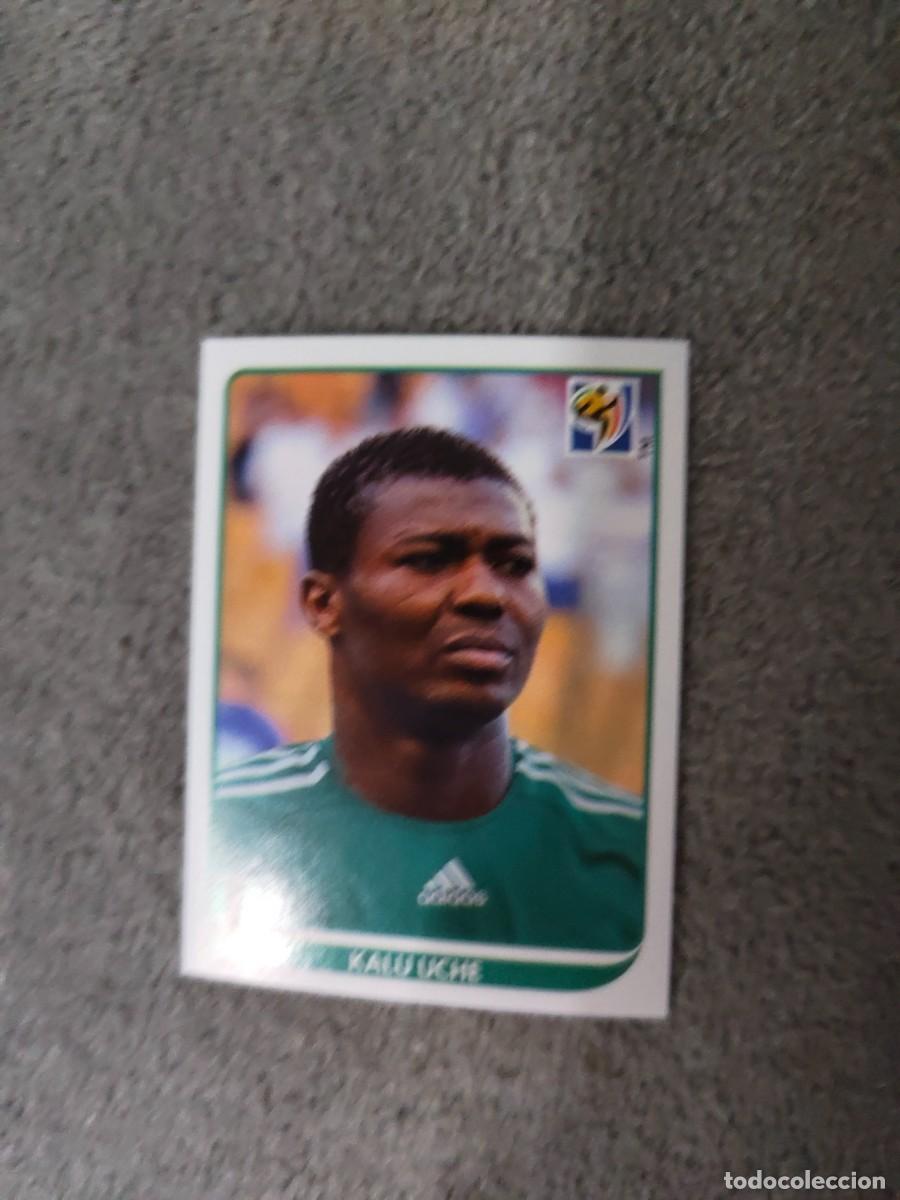 Fu&szlig;ball-Sticker: 137 PANINI MUNDIAL 2010 WORLD CUP KALU UCHE NIGERIA CROMO 10 SUD&Aacute;FRICA NUEVO AAN