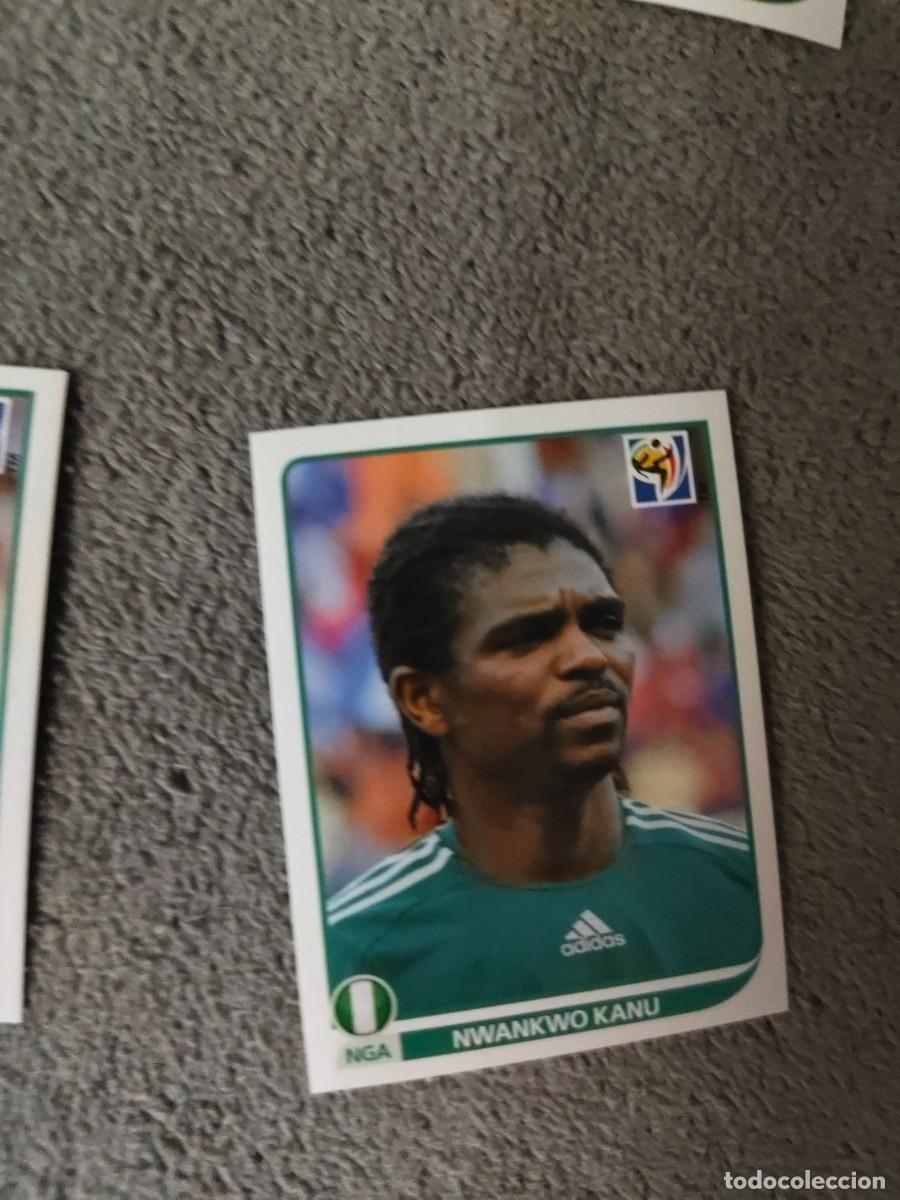 Fu&szlig;ball-Sticker: 139 PANINI MUNDIAL 2010 WORLD CUP NWANKWO KANU NIGERIA CROMO 10 SUD&Aacute;FRICA NUEVO AAN