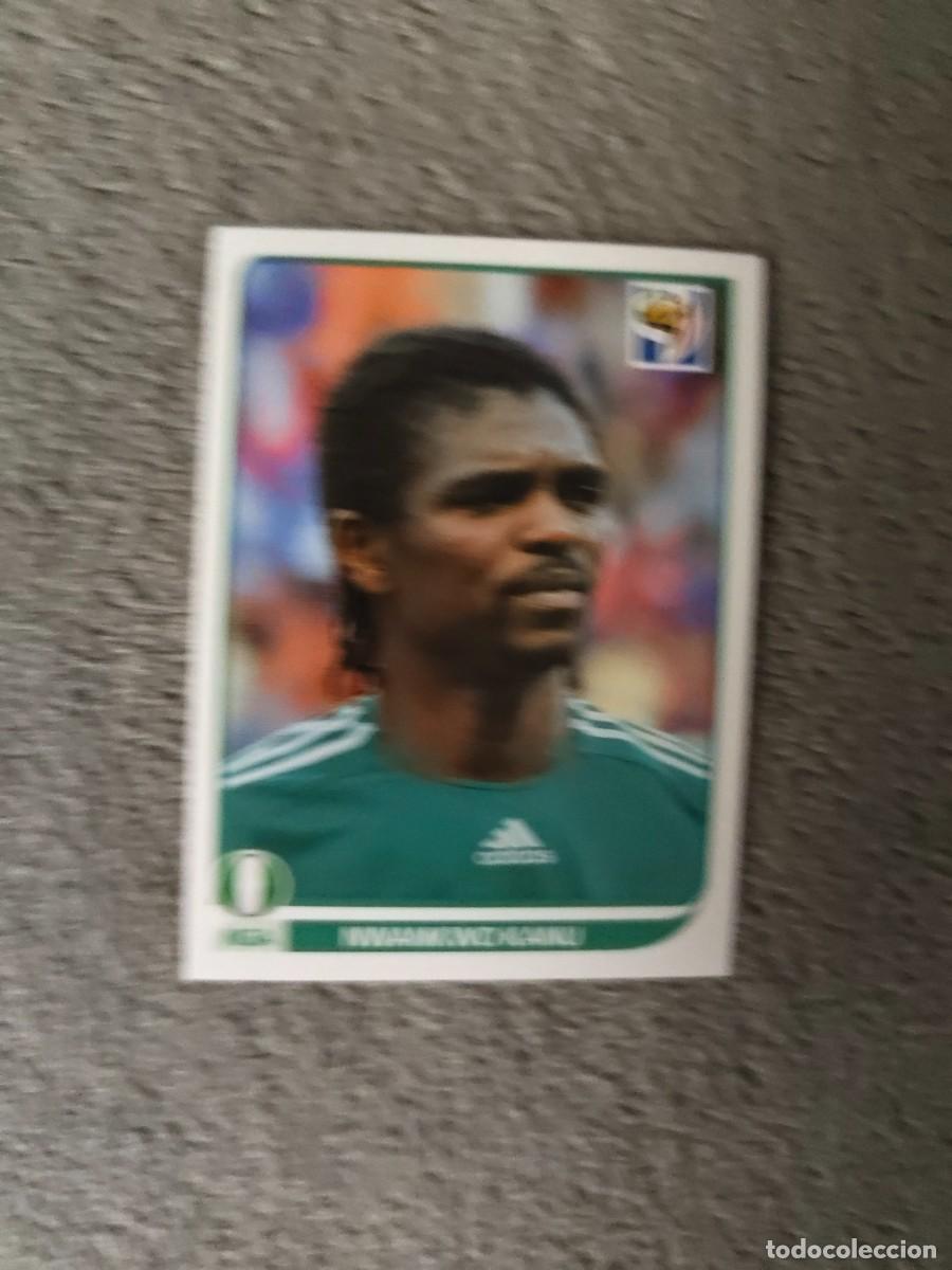 Fu&szlig;ball-Sticker: 139 PANINI MUNDIAL 2010 WORLD CUP NWANKWO KANU NIGERIA CROMO 10 SUD&Aacute;FRICA NUEVO AAN