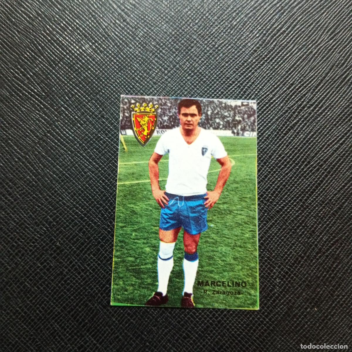 Cromos de f&uacute;tbol: MARCELINO ZARAGOZA FHER 1967 1968 CROMO FUTBOL 67 68 LIGA - SIN PEGAR - A99 PG46 B