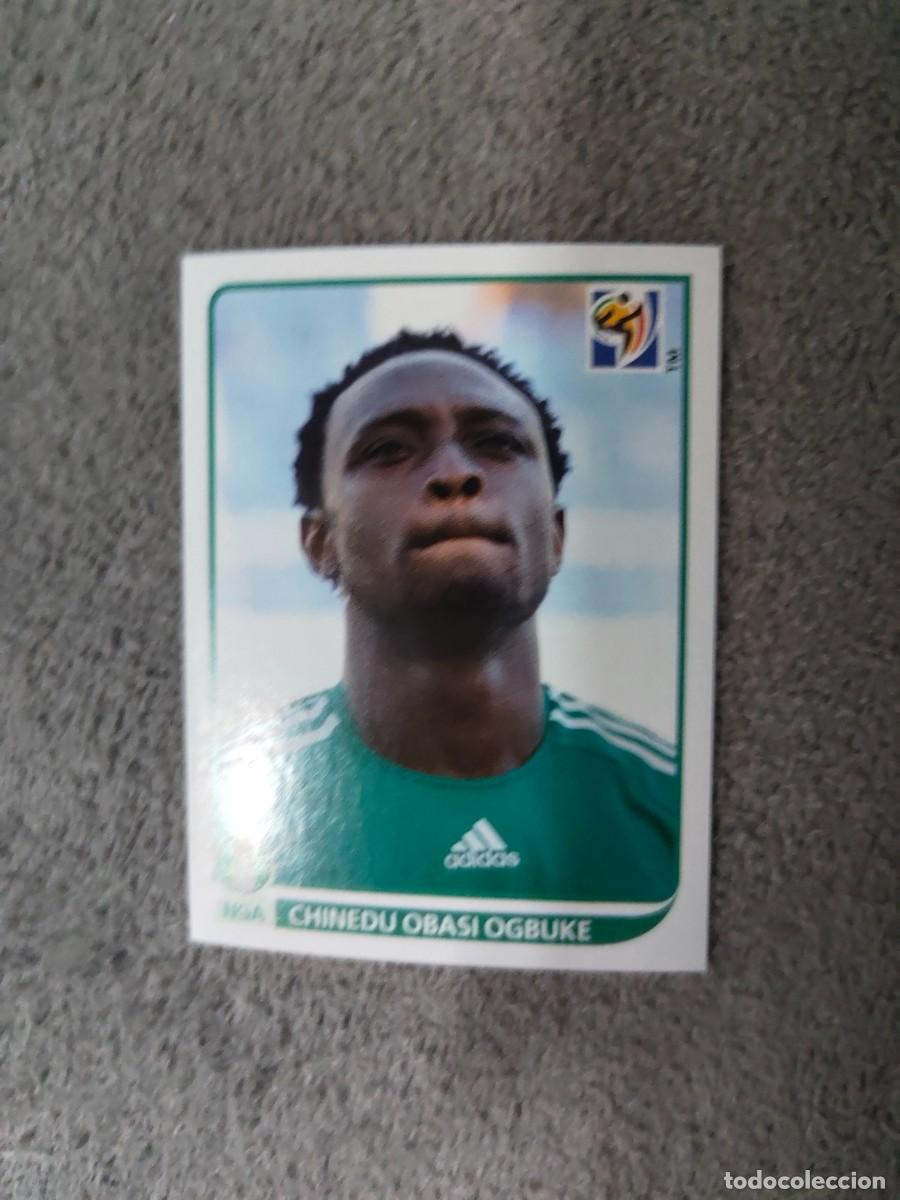 Cromos de f&uacute;tbol: 140 PANINI MUNDIAL 2010 WORLD CUP CHINEDU OBASI OGBUKE NIGERIA CROMO 10 SUD&Aacute;FRICA NUEVO AAN