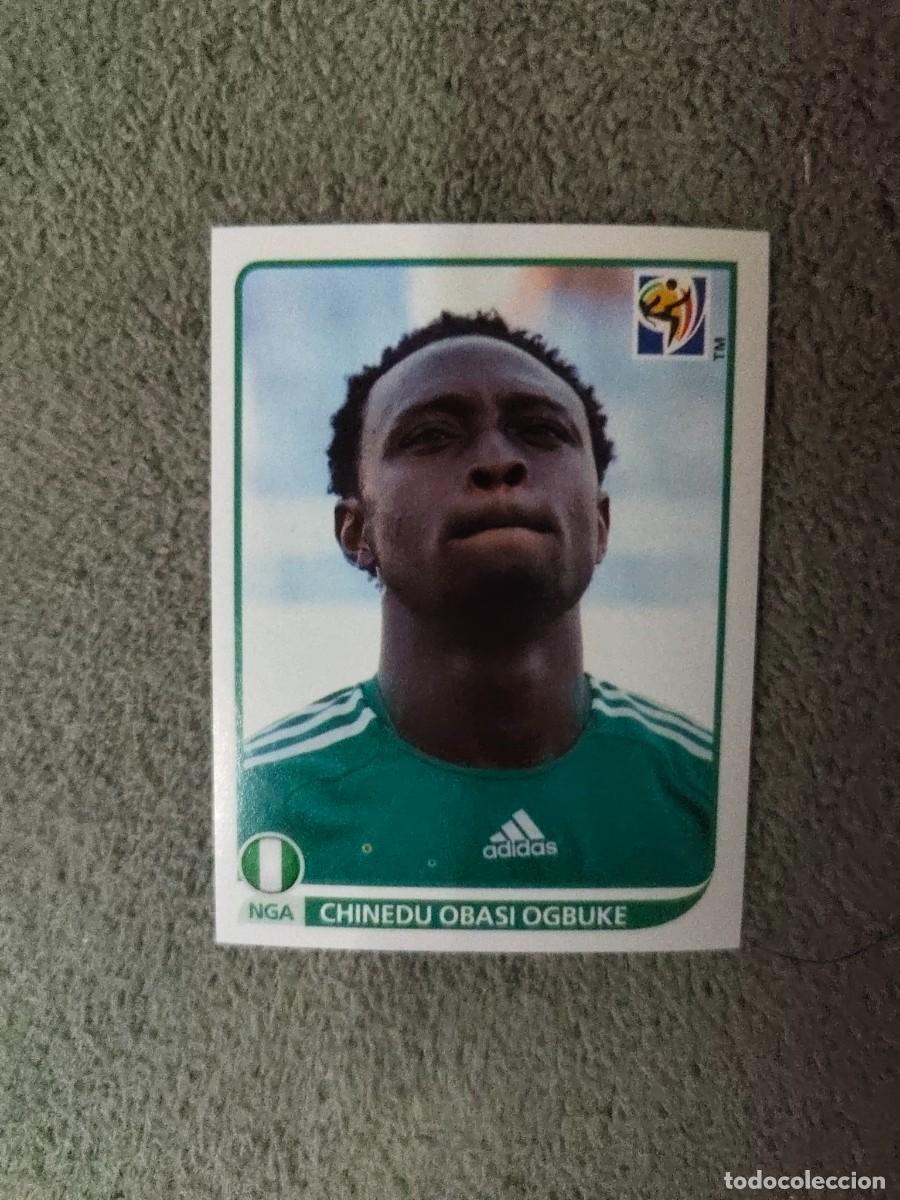 Cromos de f&uacute;tbol: 140 PANINI MUNDIAL 2010 WORLD CUP CHINEDU OBASI OGBUKE NIGERIA CROMO 10 SUD&Aacute;FRICA NUEVO AAN