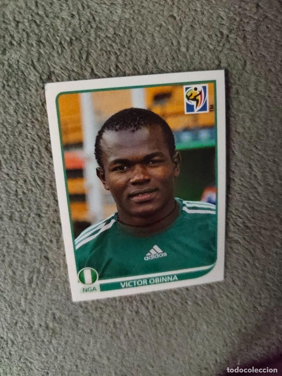 Cromos de f&uacute;tbol: 141 PANINI MUNDIAL 2010 WORLD CUP VICTOR OBINNA NIGERIA CROMO 10 SUD&Aacute;FRICA NUEVO AAN