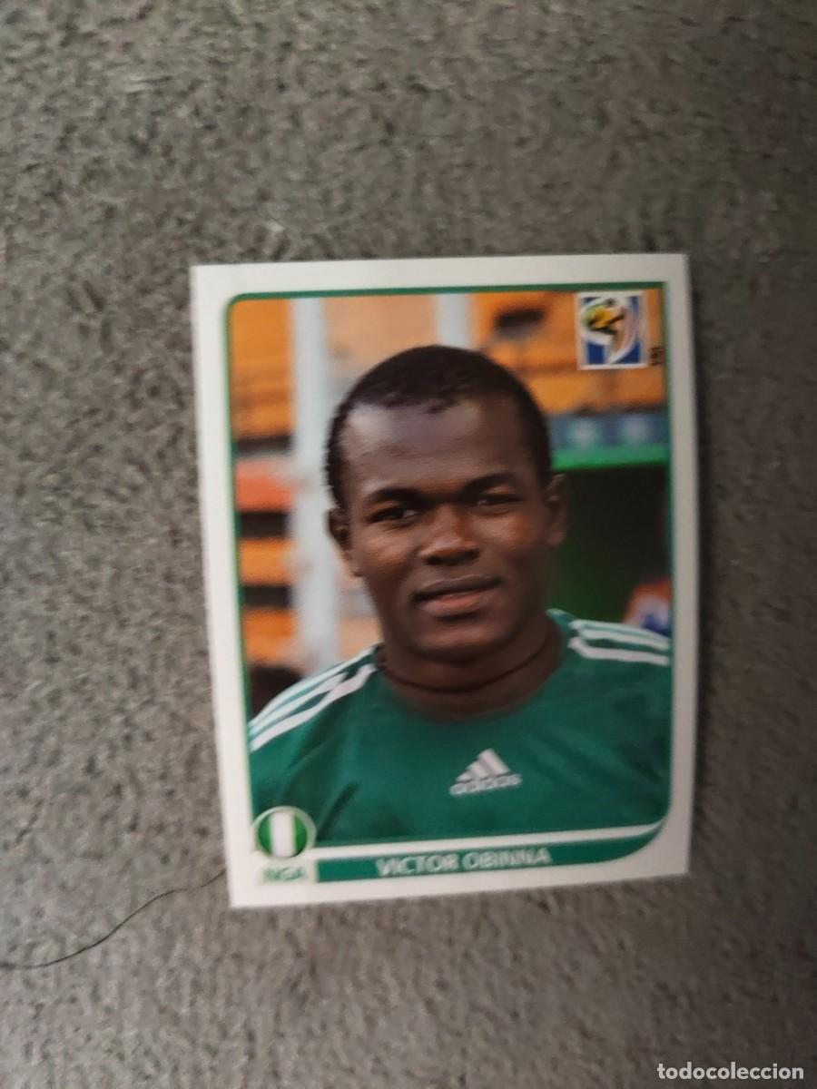 Cromos de f&uacute;tbol: 141 PANINI MUNDIAL 2010 WORLD CUP VICTOR OBINNA NIGERIA CROMO 10 SUD&Aacute;FRICA NUEVO AAN