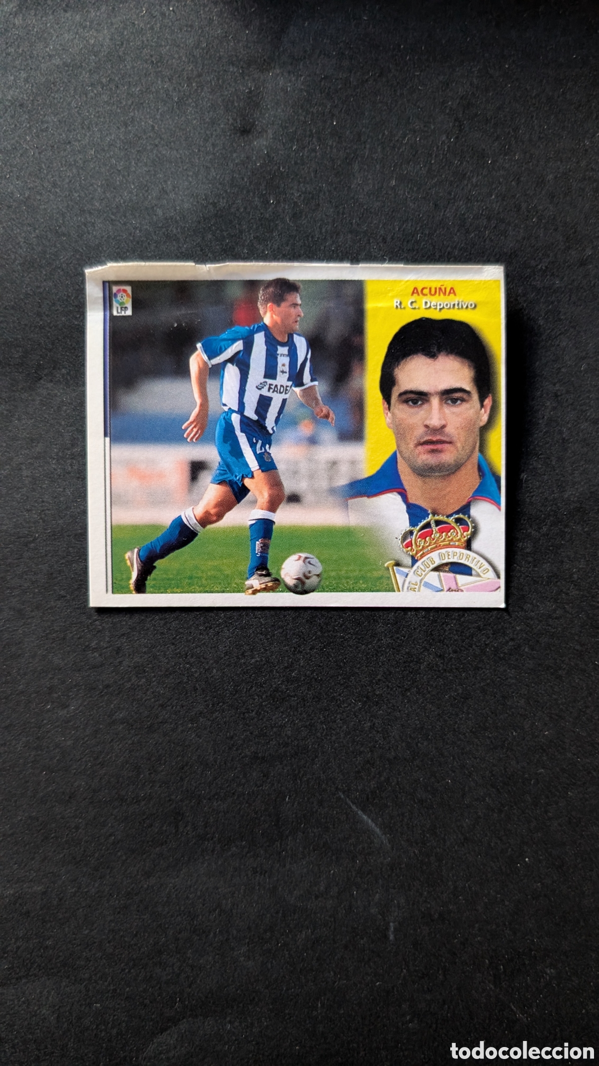 Cromos de f&uacute;tbol: ACU&Ntilde;A DEPORTIVO FICHAJE 9 VERSI&Oacute;N LIGA ESTE 2002/03 02 03 VENTANILLA MINIMA
