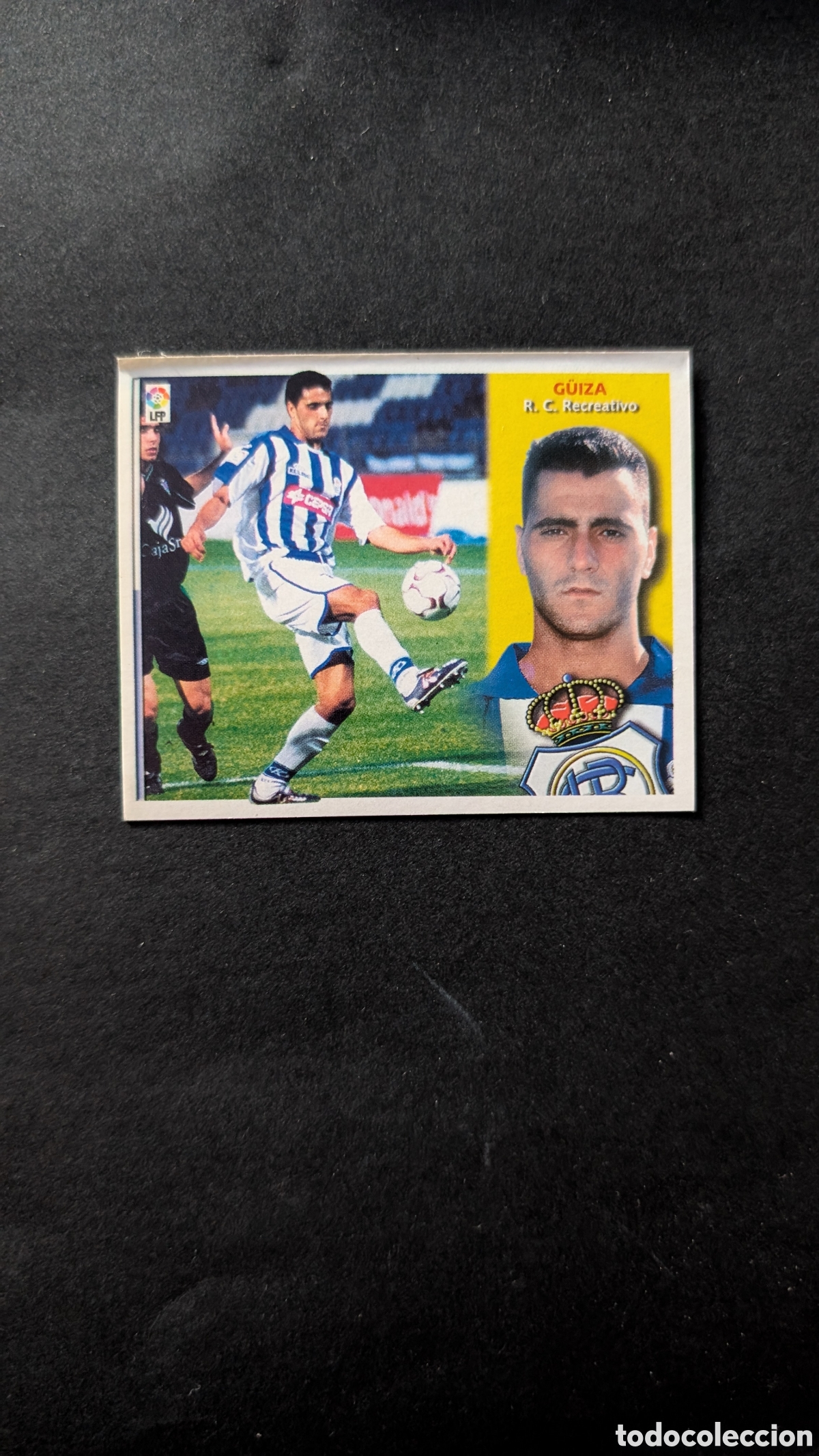 Cromos de f&uacute;tbol: GUIZA RECREATIVO HUELVA FICHAJE 7 BIS LIGA ESTE 2002/03 02 03 VENTANILLA MINIMA