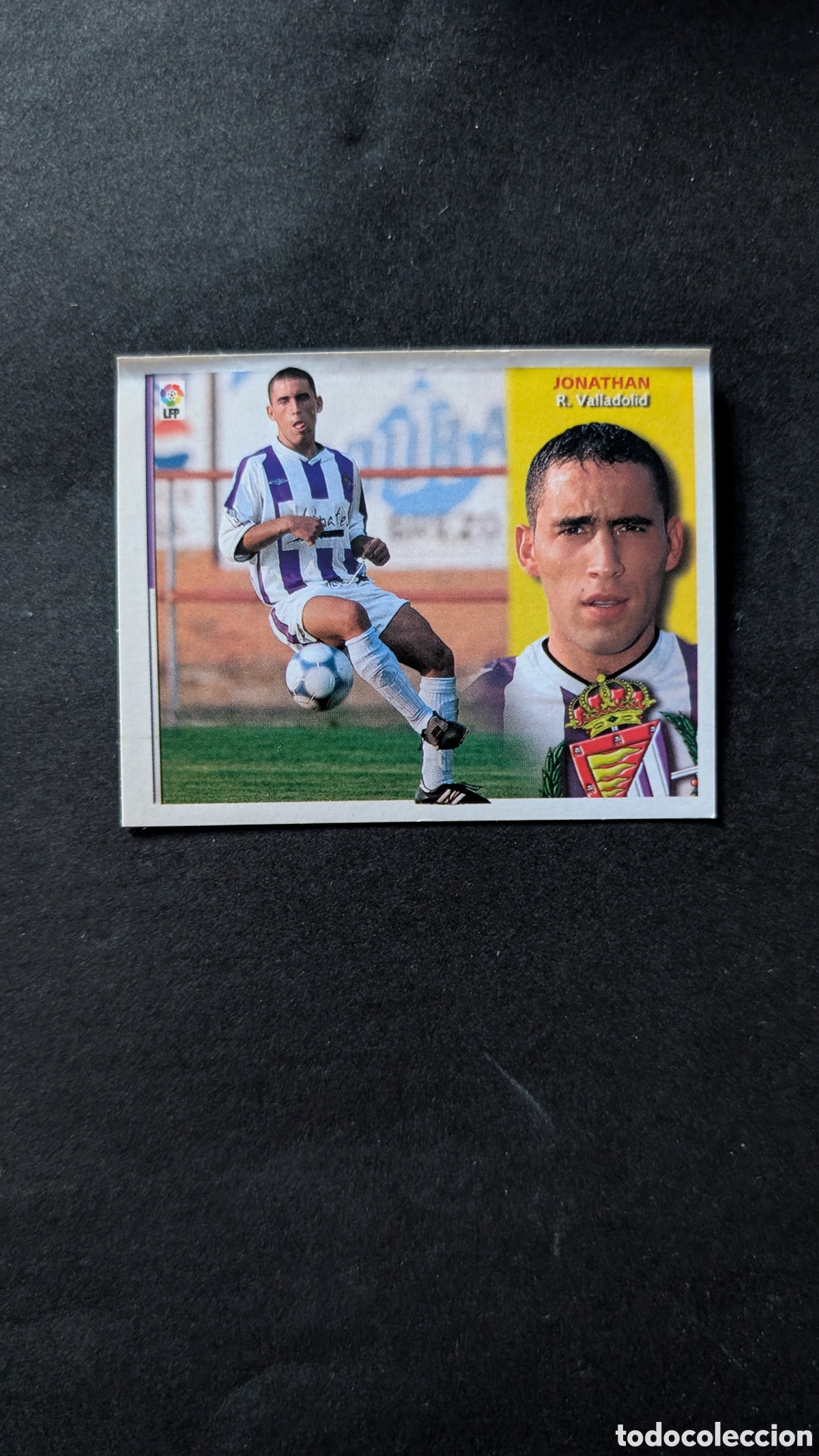 Cromos de f&uacute;tbol: JONATHAN VALLADOLID FICHAJE 14 BIS LIGA ESTE 2002/03 02 03 VENTANILLA MINIMA