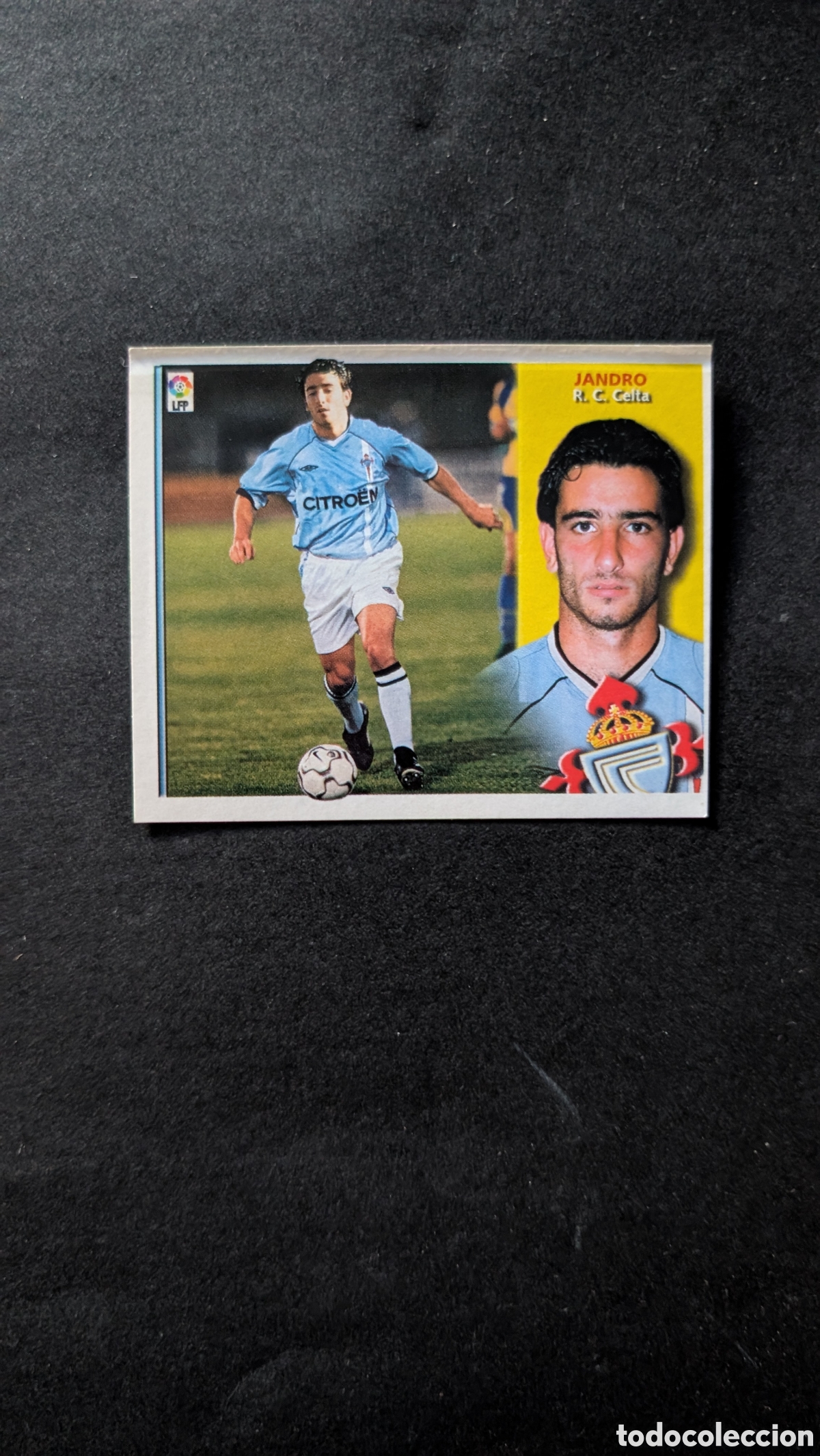 Cromos de f&uacute;tbol: JANDRO CELTA COLOCA LIGA ESTE 2002/03 02 03 VENTANILLA MINIMA