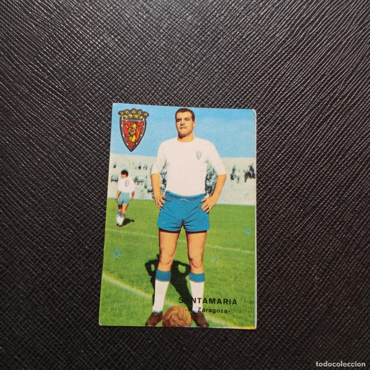 Cromos de f&uacute;tbol: SANTAMARIA ZARAGOZA FHER 1967 1968 CROMO FUTBOL 67 68 LIGA - SIN PEGAR - A43 PG13