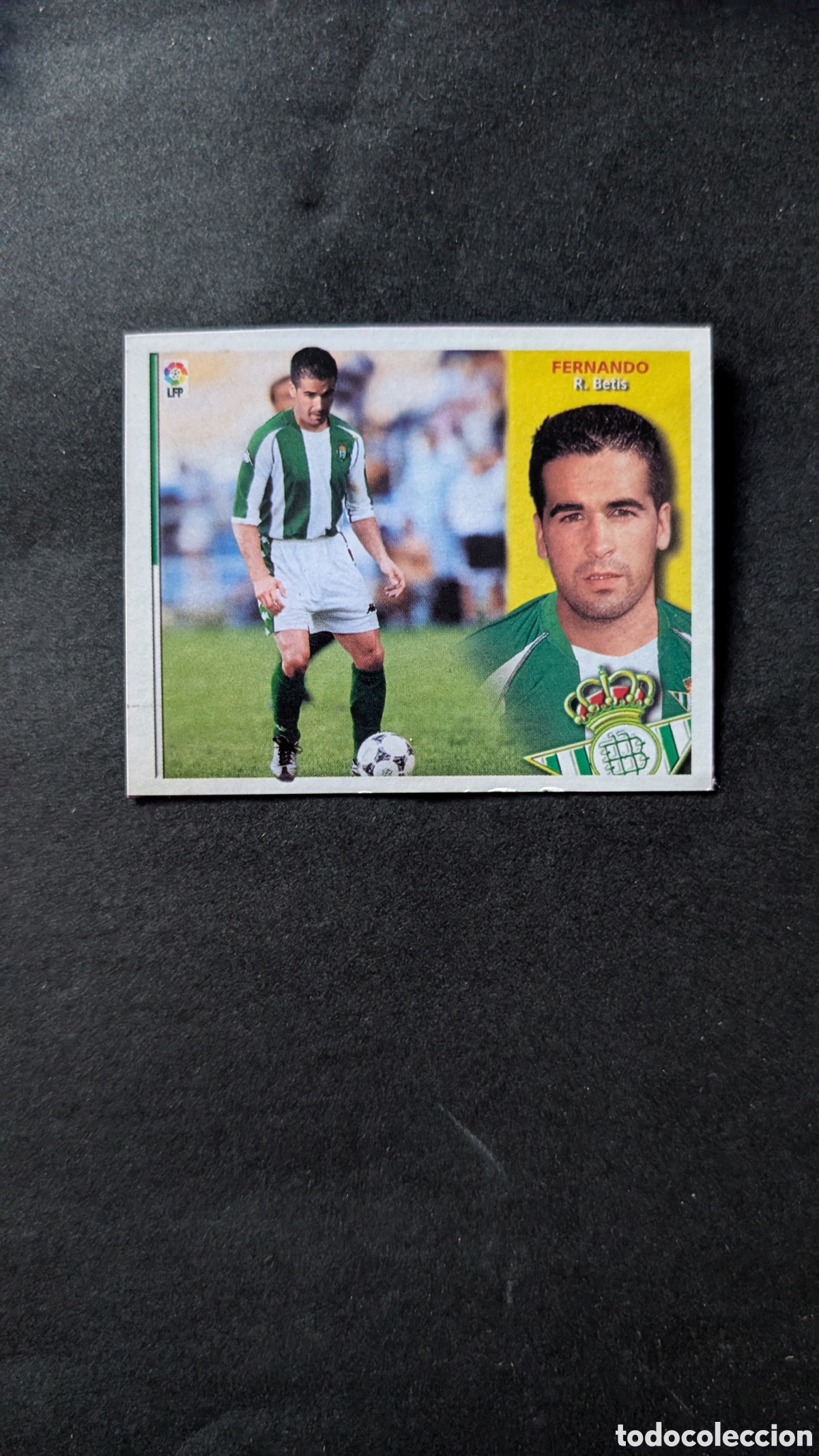 Cromos de f&uacute;tbol: FERNANDO BETIS FICHAJE 35 LIGA ESTE 2002/03 02 03 RECORTADO