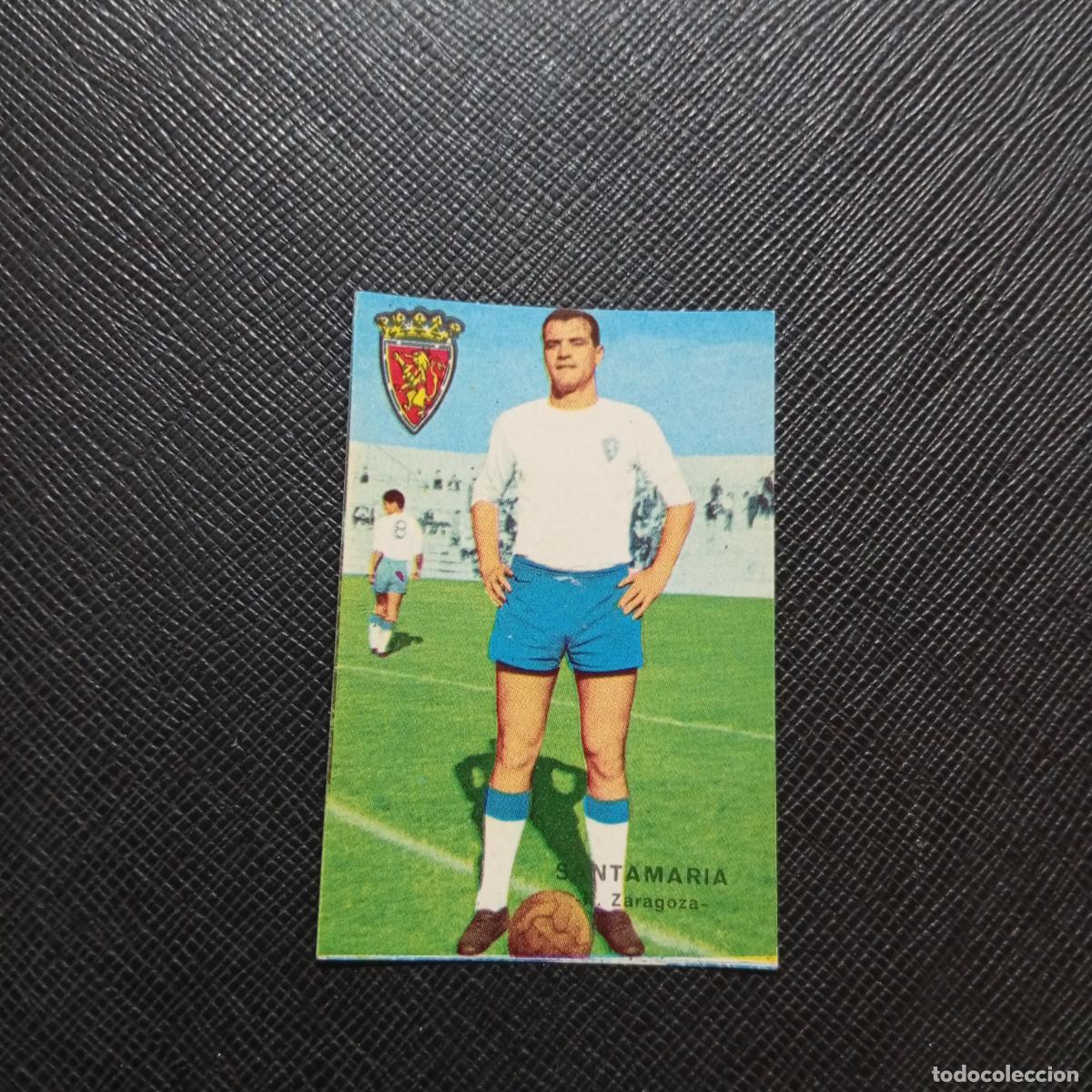 Cromos de f&uacute;tbol: SANTAMARIA ZARAGOZA FHER 1967 1968 CROMO FUTBOL 67 68 LIGA - SIN PEGAR - A43 PG19