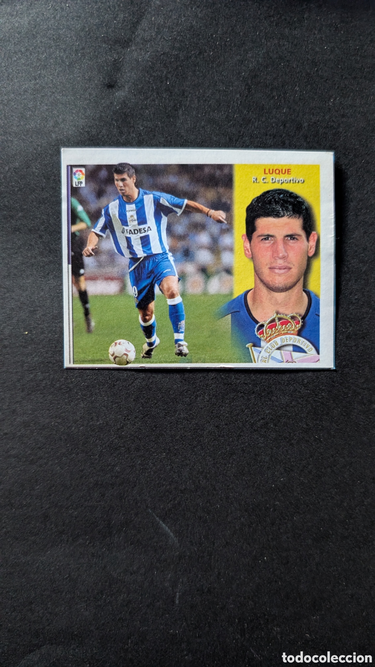 Cromos de f&uacute;tbol: LUQUE DEPORTIVO FICHAJE 36 LIGA ESTE 2002/03 02 03 RECORTADO