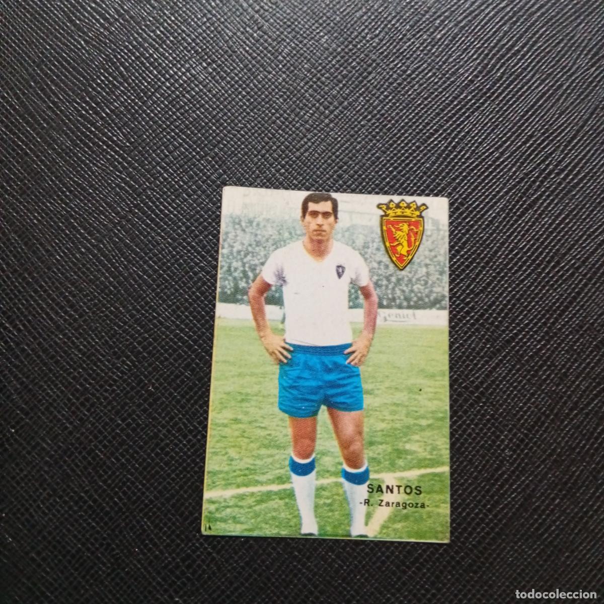 Cromos de f&uacute;tbol: SANTOS ZARAGOZA FHER 1967 1968 CROMO FUTBOL 67 68 LIGA - SIN PEGAR - A43 PG13