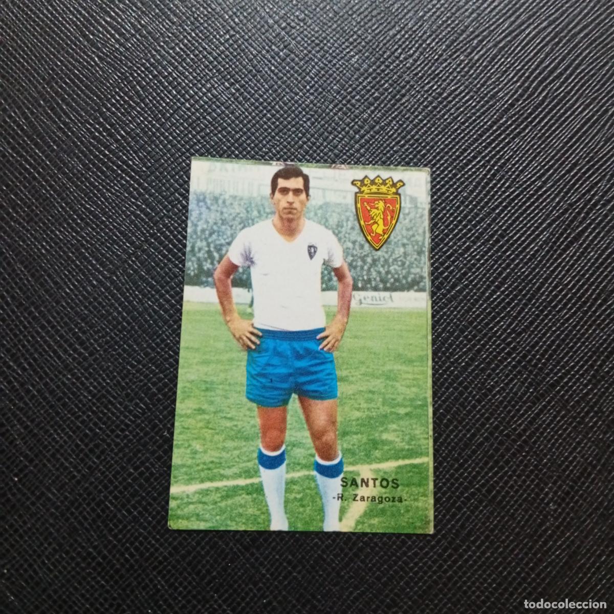 Cromos de f&uacute;tbol: SANTOS ZARAGOZA FHER 1967 1968 CROMO FUTBOL 67 68 LIGA - SIN PEGAR - A43 PG20