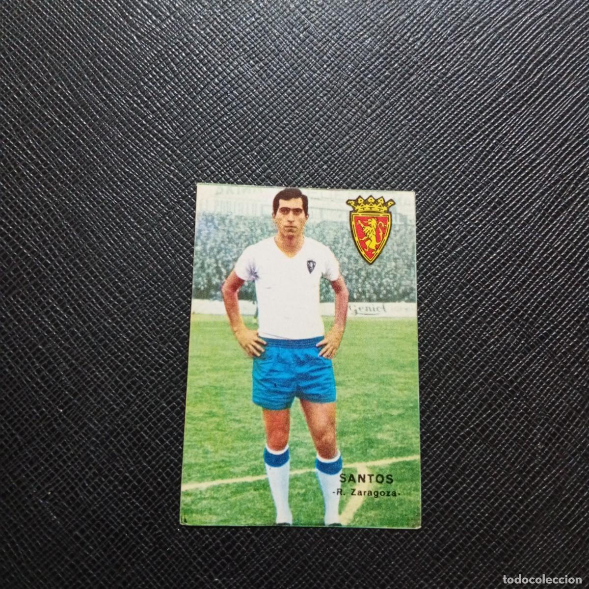 Cromos de f&uacute;tbol: SANTOS ZARAGOZA FHER 1967 1968 CROMO FUTBOL 67 68 LIGA - SIN PEGAR - A43 PG20 B