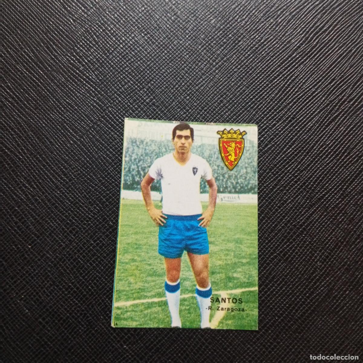 Cromos de f&uacute;tbol: SANTOS ZARAGOZA FHER 1967 1968 CROMO FUTBOL 67 68 LIGA - SIN PEGAR - A43 PG21