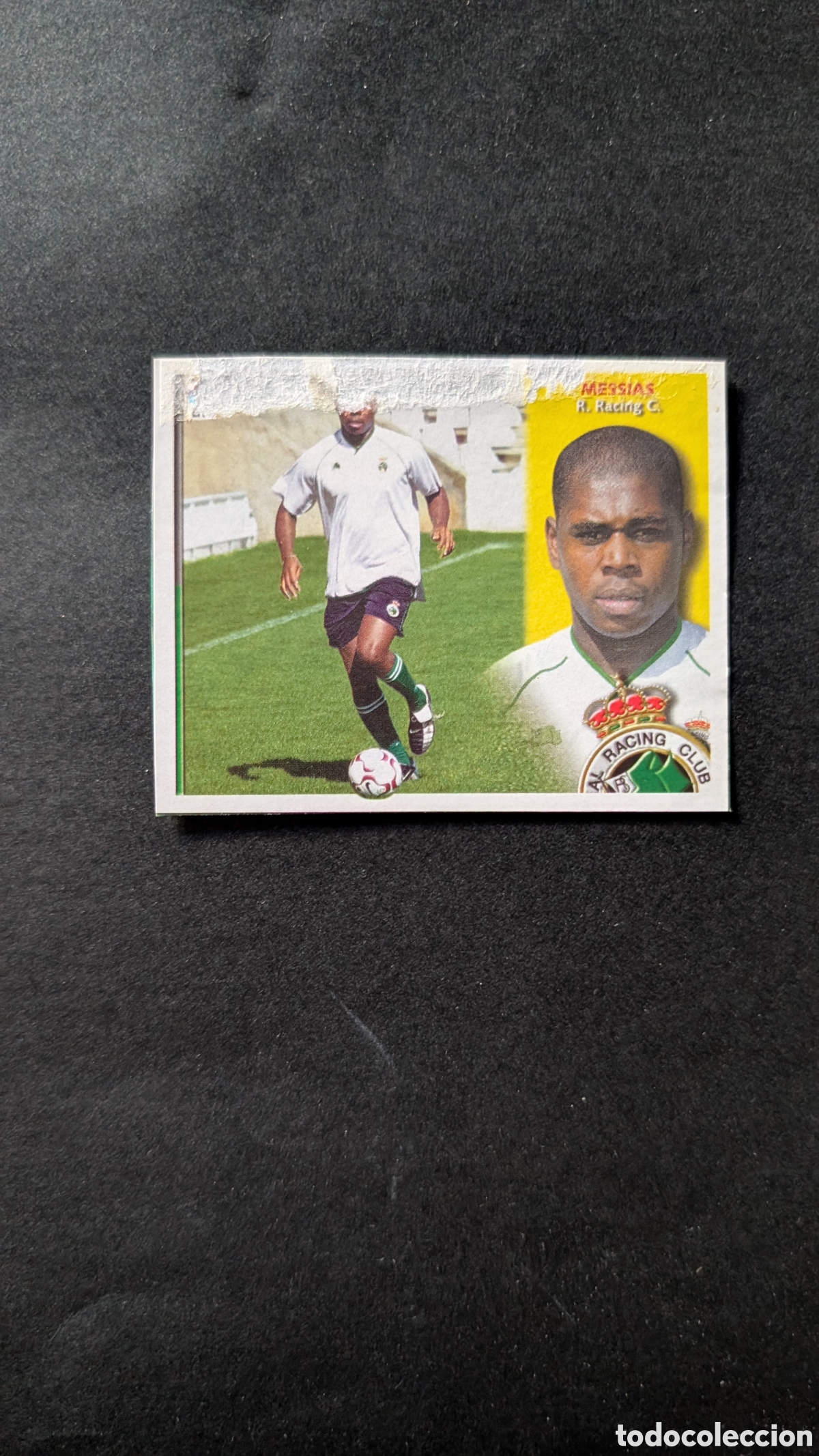 Cromos de f&uacute;tbol: MESSIAS RACING SANTANDER FICHAJE 8 BIS LIGA ESTE 2002/03 02 03 RECORTADO