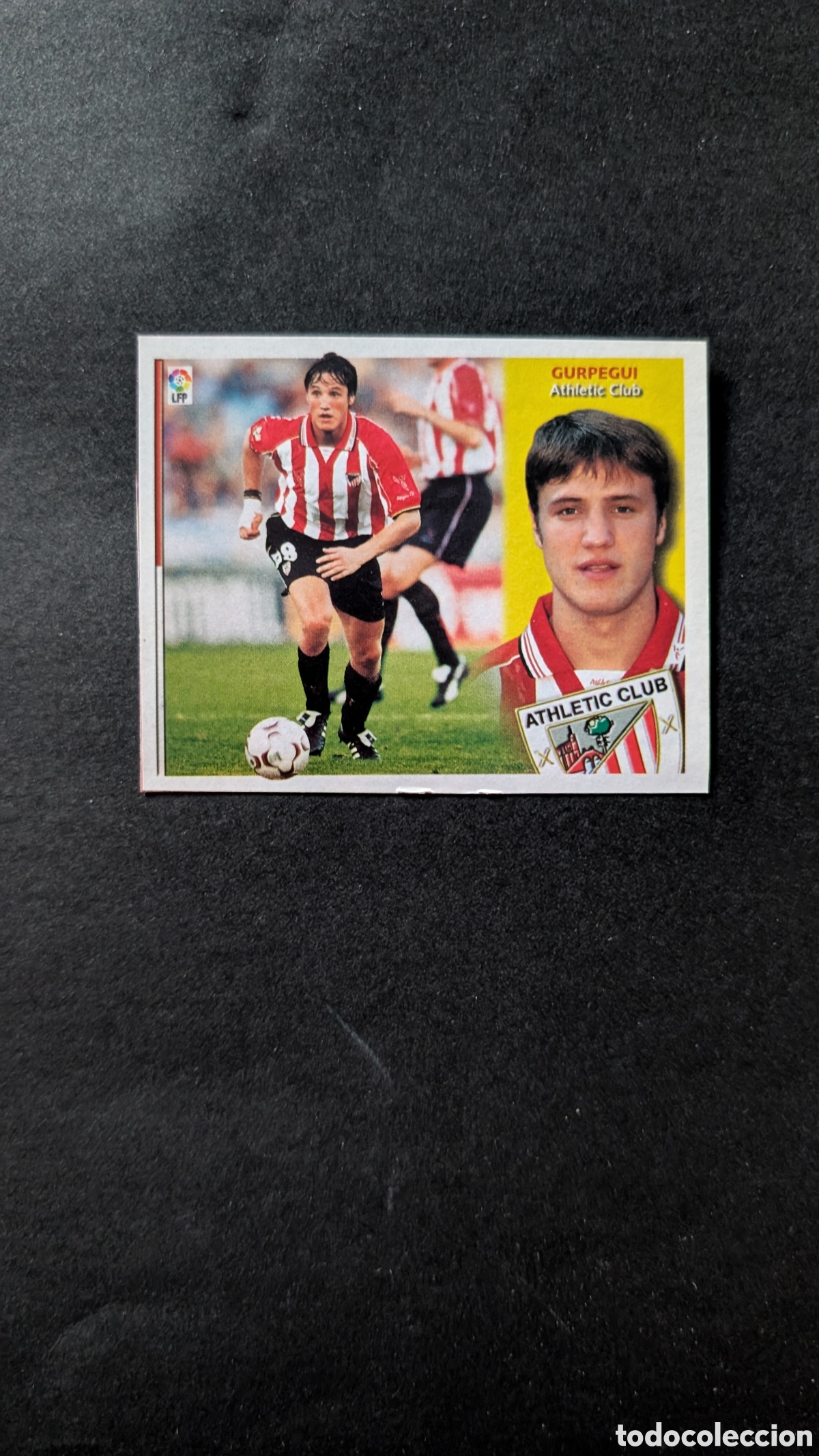 Cromos de f&uacute;tbol: GURPEGUI BILBAO COLOCA LIGA ESTE 2002/03 02 03 RECORTADO