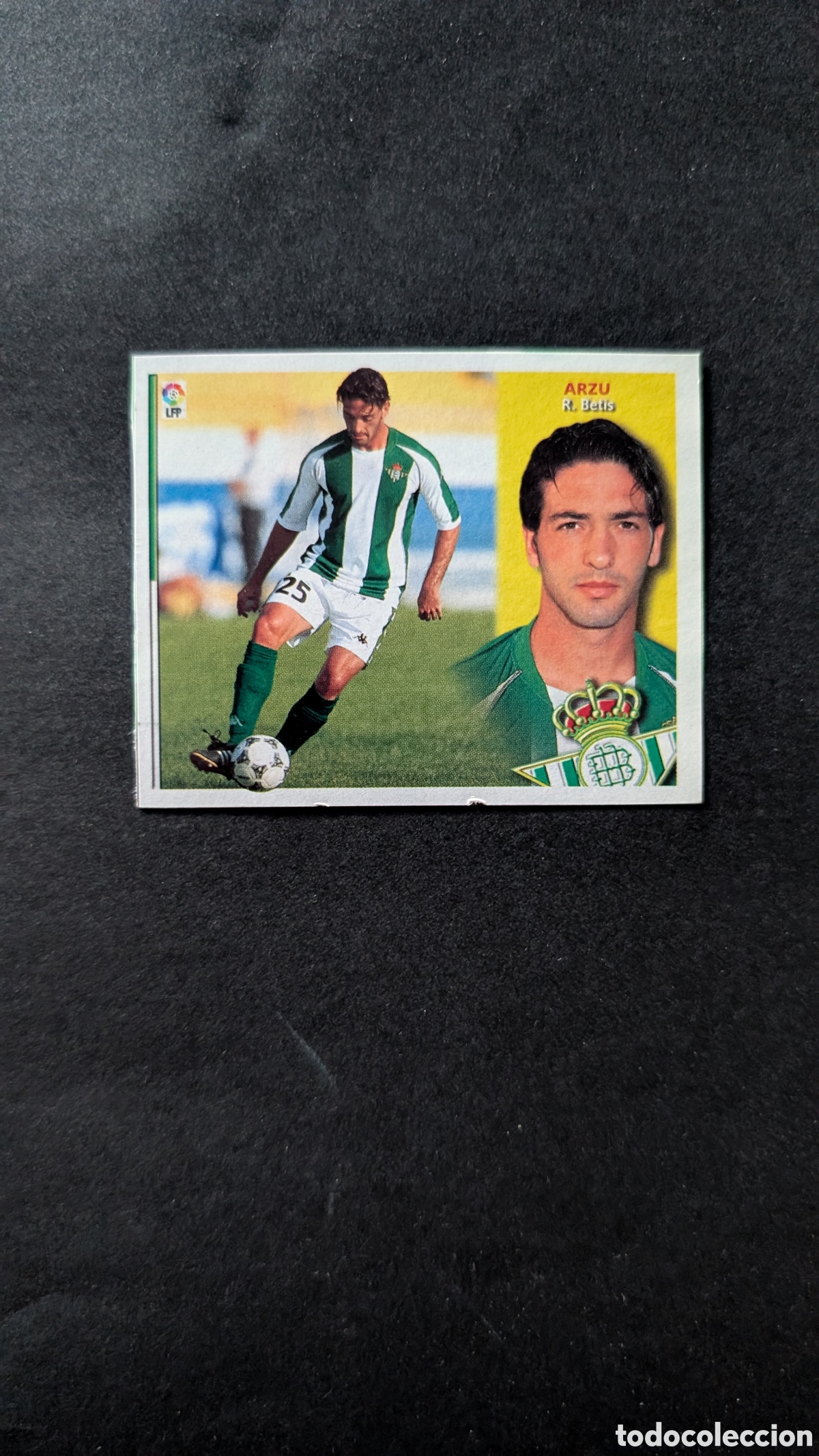 Cromos de f&uacute;tbol: ARZU BETIS COLOCA LIGA ESTE 2002/03 02 03 RECORTADO