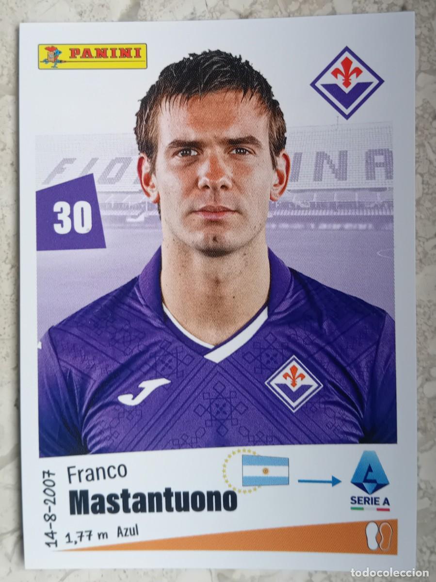 Cromos de f&uacute;tbol: Figurina Panini 2026-27 Cromo Calciatori 2027 Franco Mastantuono Fiorentina n 109