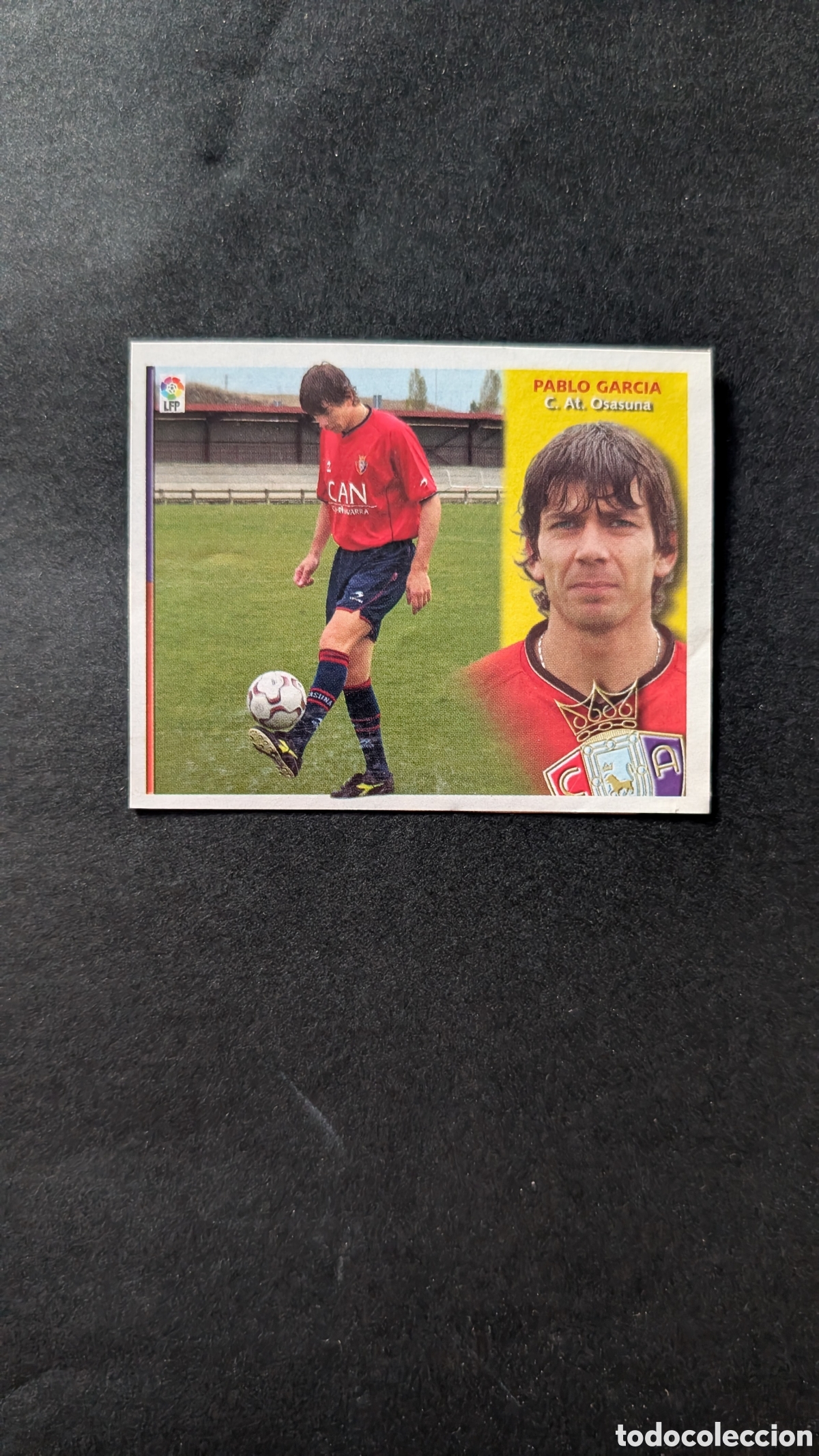 Cromos de f&uacute;tbol: PABLO GARCIA OSASUNA COLOCA LIGA ESTE 2002/03 02 03 RECORTADO