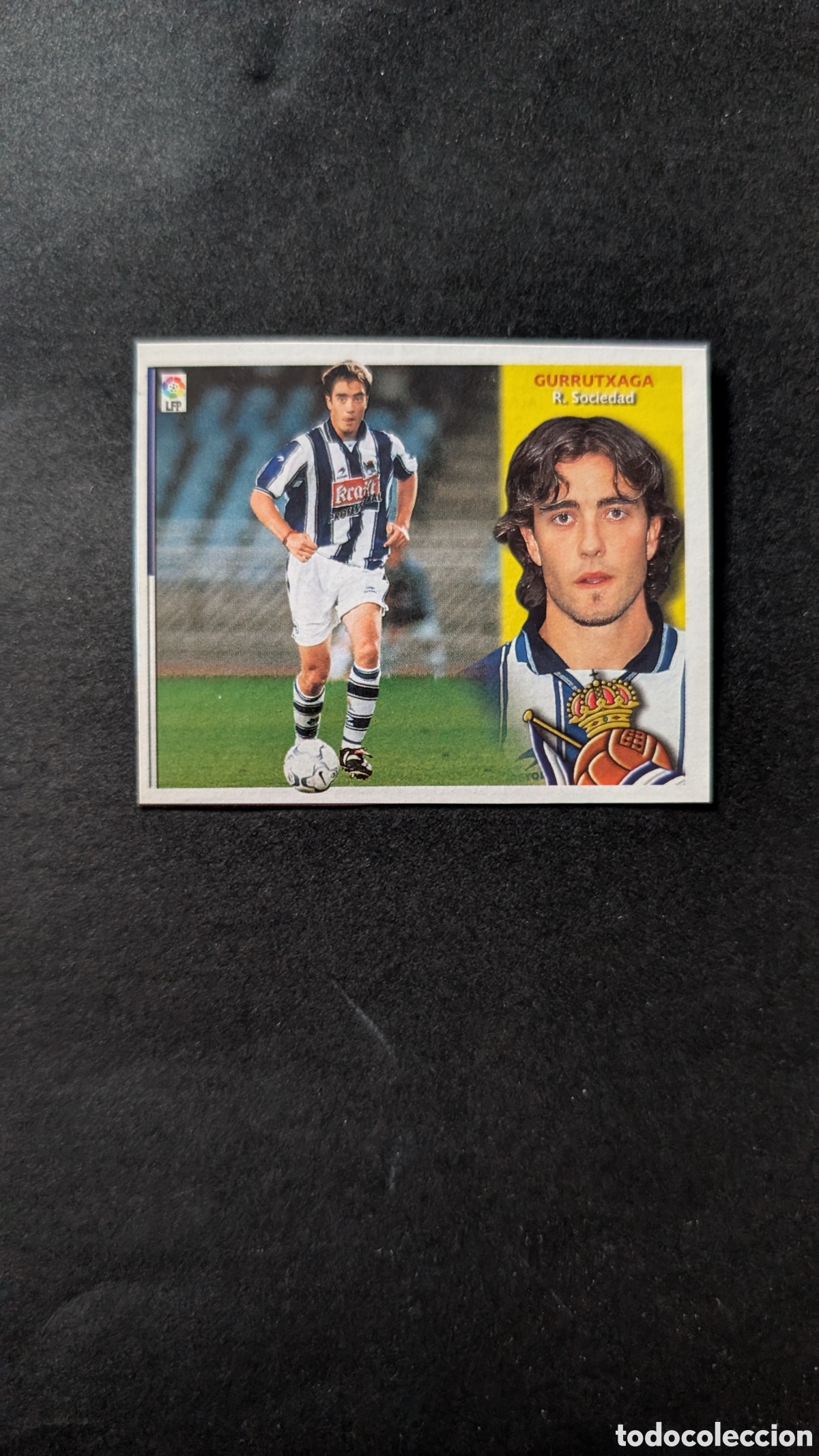 Cromos de f&uacute;tbol: GURRUTXAGA REAL SOCIEDAD COLOCA LIGA ESTE 2002/03 02 03 RECORTADO