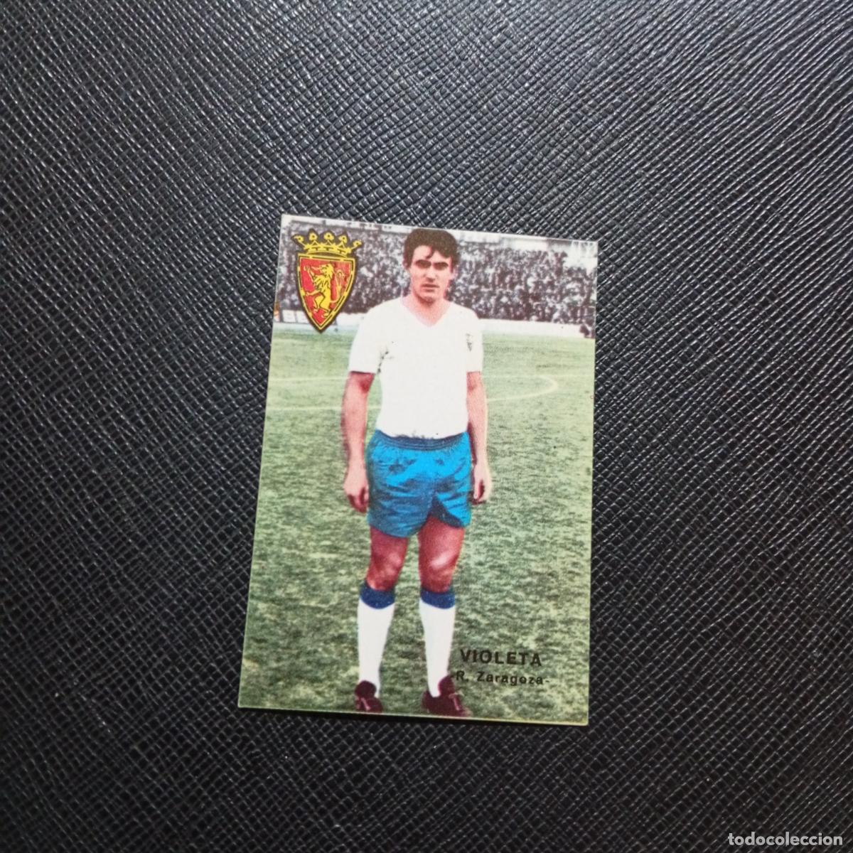 Cromos de f&uacute;tbol: VIOLETA ZARAGOZA FHER 1967 1968 CROMO FUTBOL 67 68 LIGA - SIN PEGAR - A43 PG26