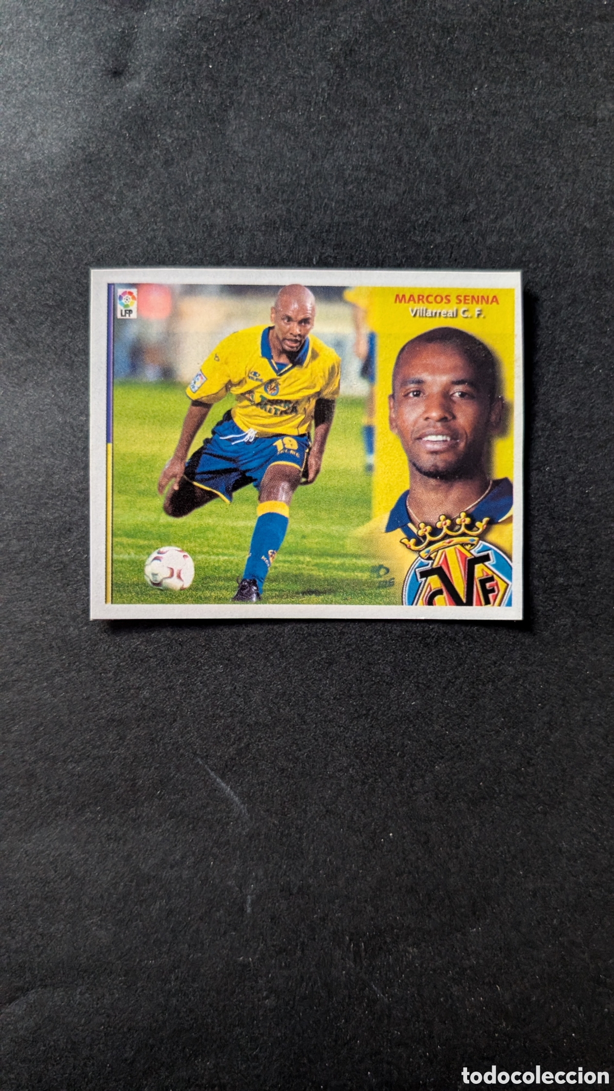 Cromos de f&uacute;tbol: MARCOS SENNA VILLARREAL COLOCA LIGA ESTE 2002/03 02 03 RECORTADO