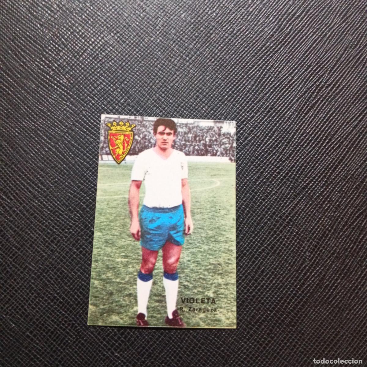 Cromos de f&uacute;tbol: VIOLETA ZARAGOZA FHER 1967 1968 CROMO FUTBOL 67 68 LIGA - SIN PEGAR - A43 PG29
