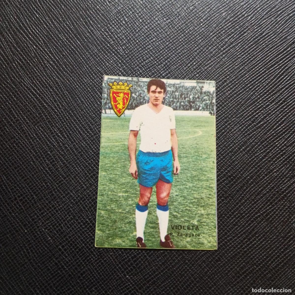 Cromos de f&uacute;tbol: VIOLETA ZARAGOZA FHER 1967 1968 CROMO FUTBOL 67 68 LIGA - SIN PEGAR - A43 PG29 B